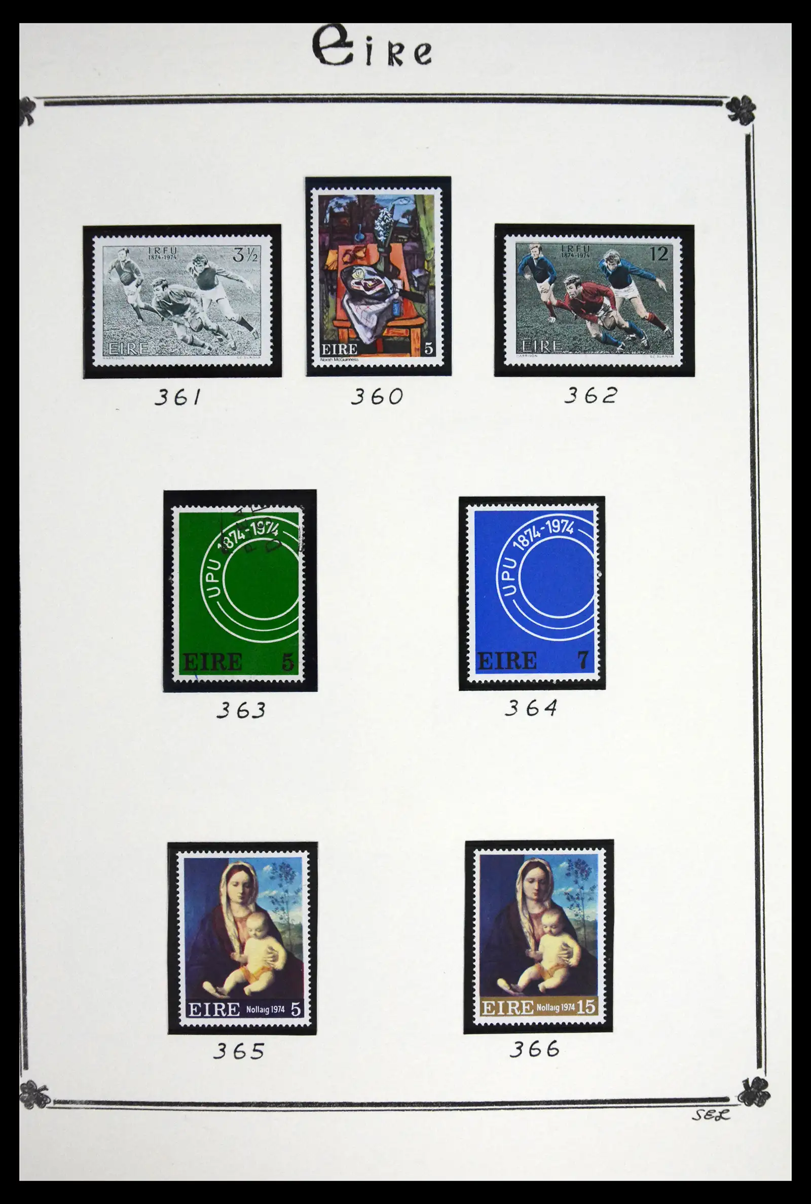 41843 0050 - Postzegelverzameling 41843 Ierland 1922-1980.
