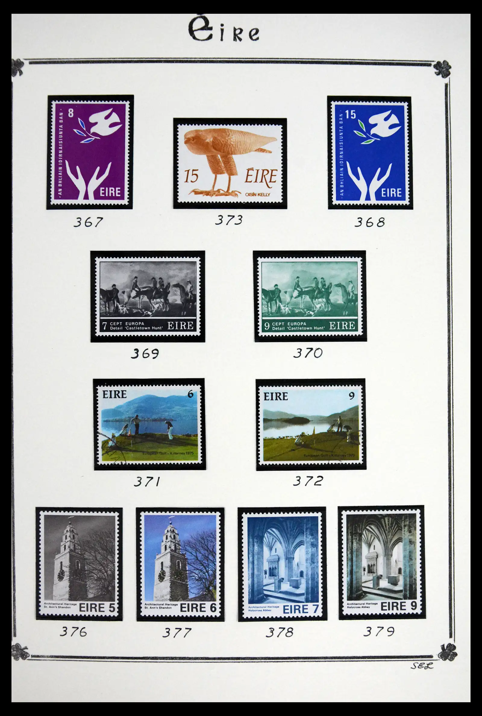 41843 0051 - Postzegelverzameling 41843 Ierland 1922-1980.