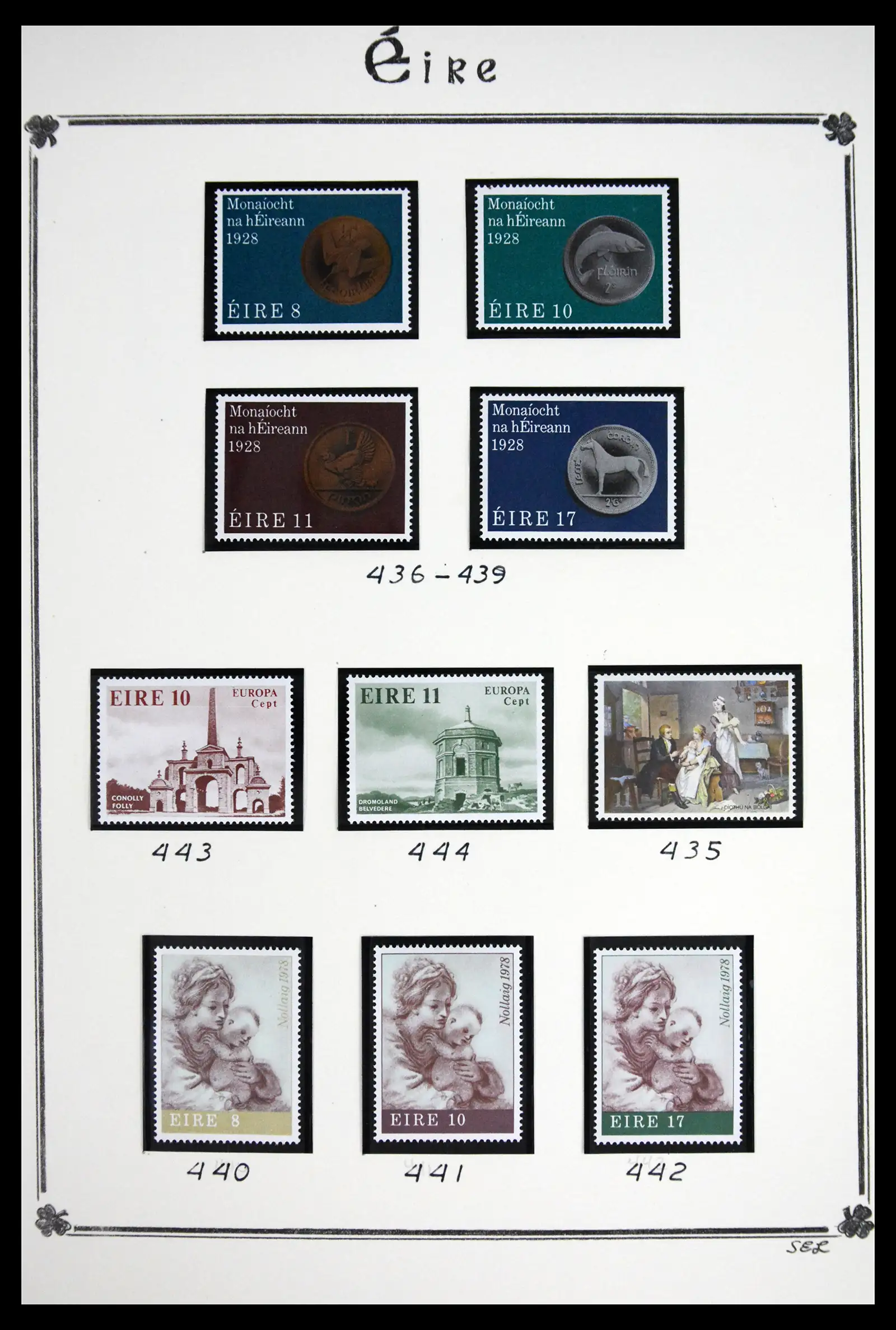 41843 0059 - Postzegelverzameling 41843 Ierland 1922-1980.