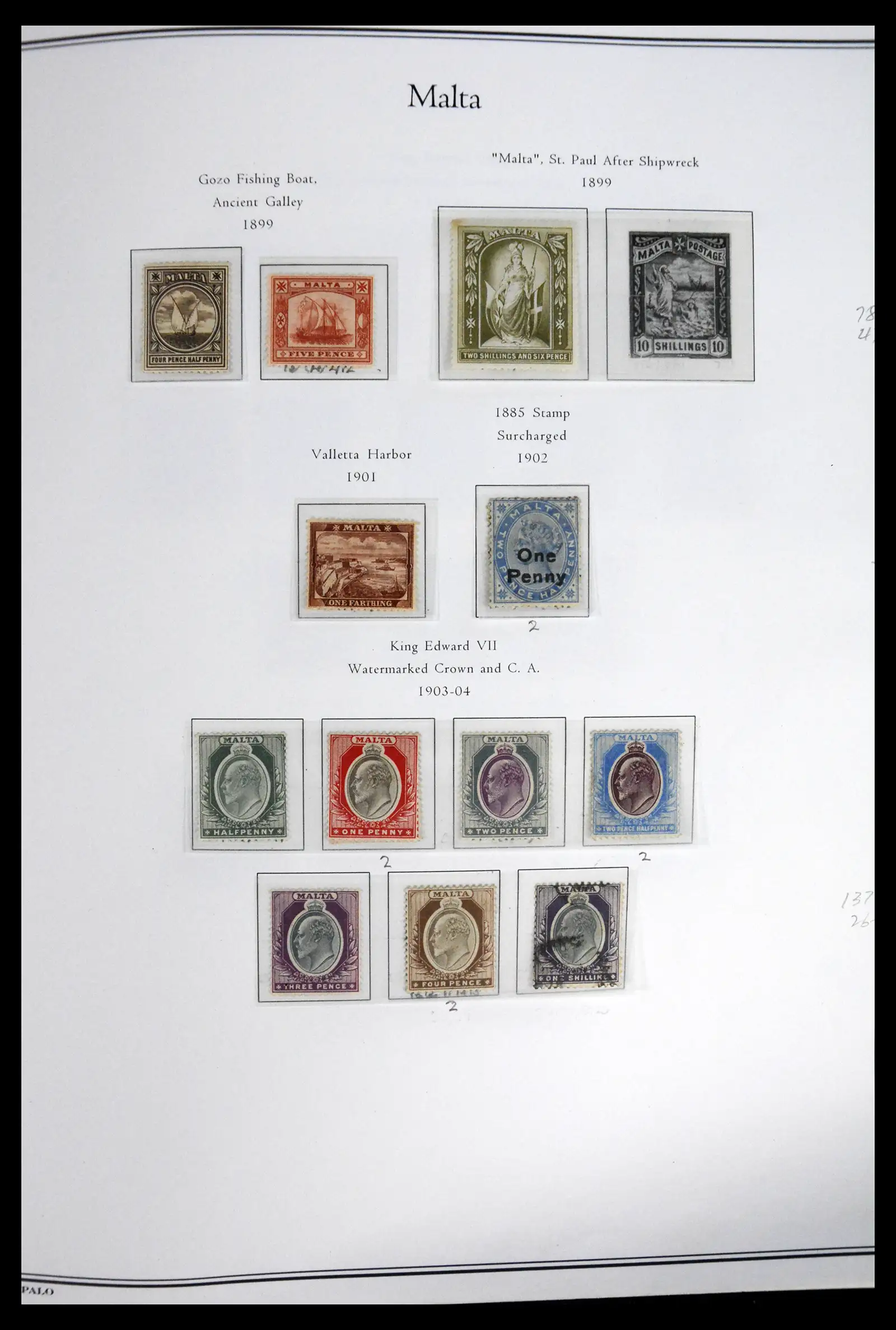 41844 0002 - Postzegelverzameling 41844 Malta 1860-2014.