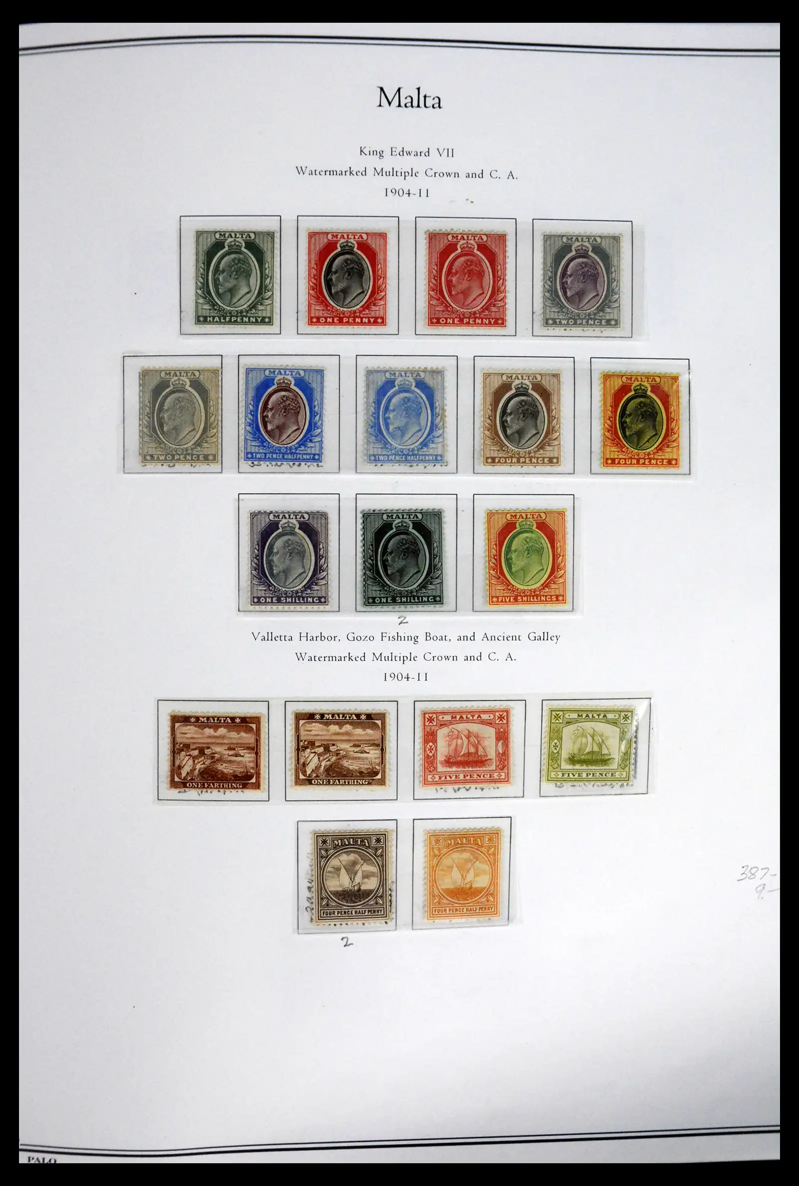 41844 0003 - Postzegelverzameling 41844 Malta 1860-2014.