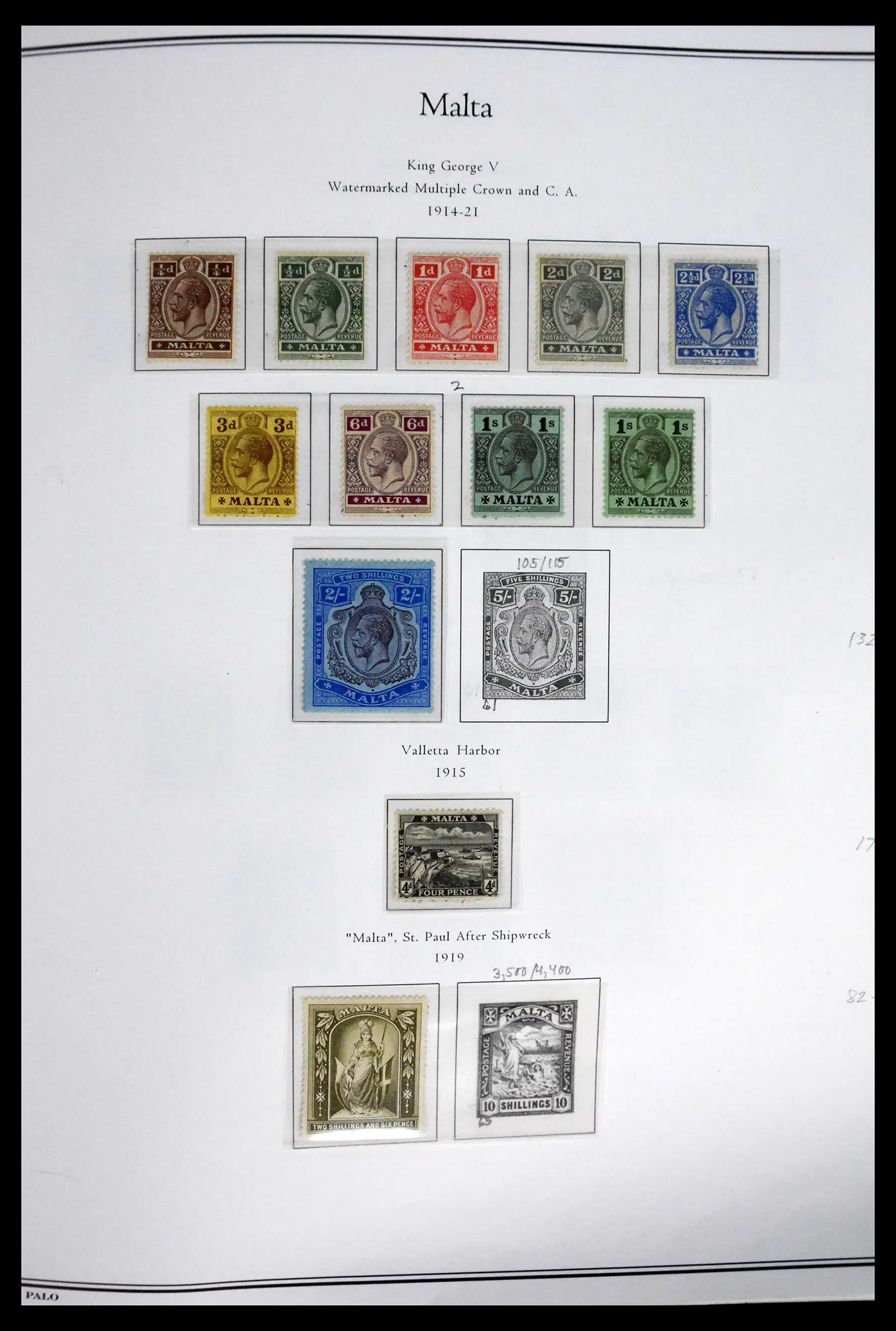 41844 0004 - Postzegelverzameling 41844 Malta 1860-2014.