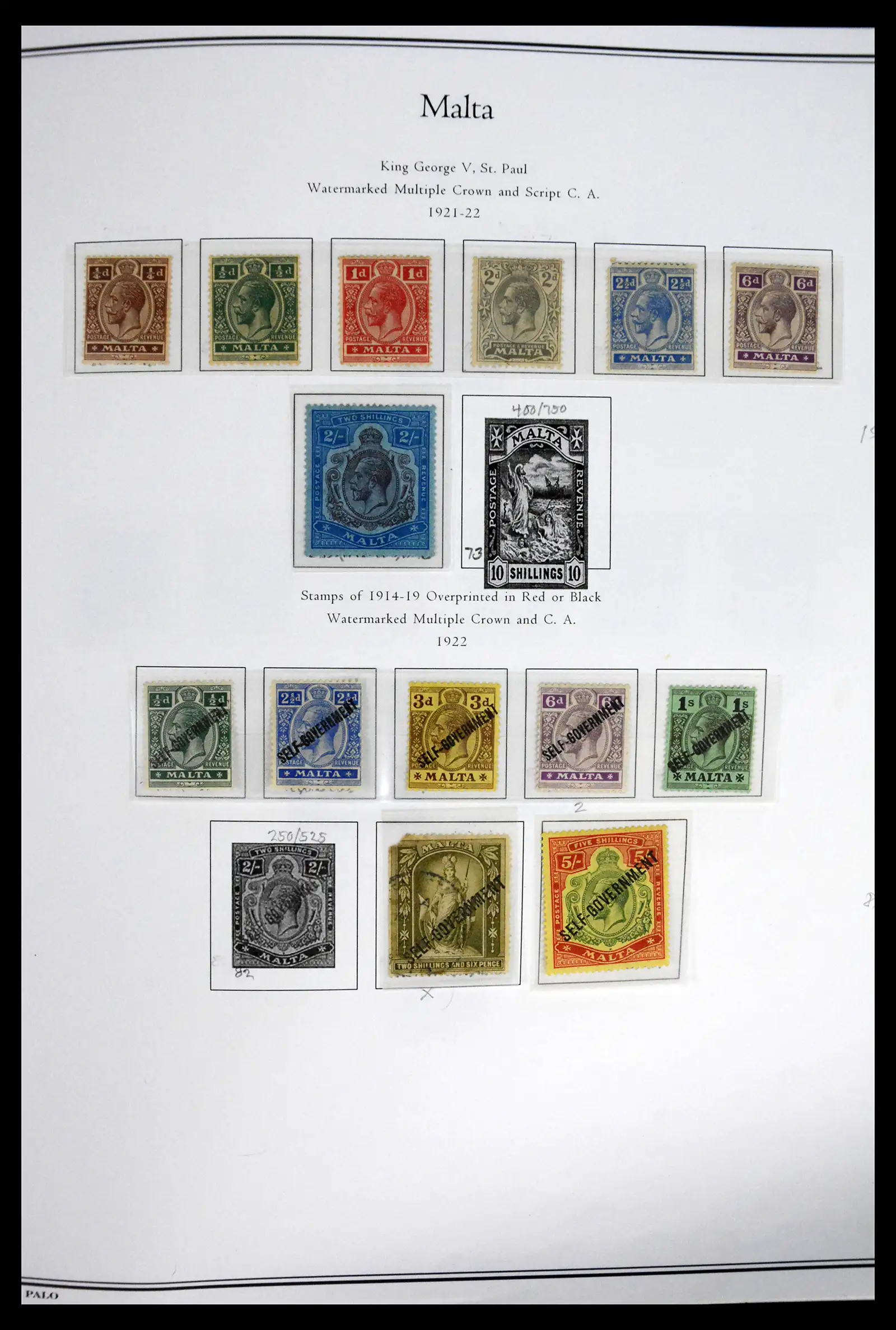 41844 0005 - Postzegelverzameling 41844 Malta 1860-2014.