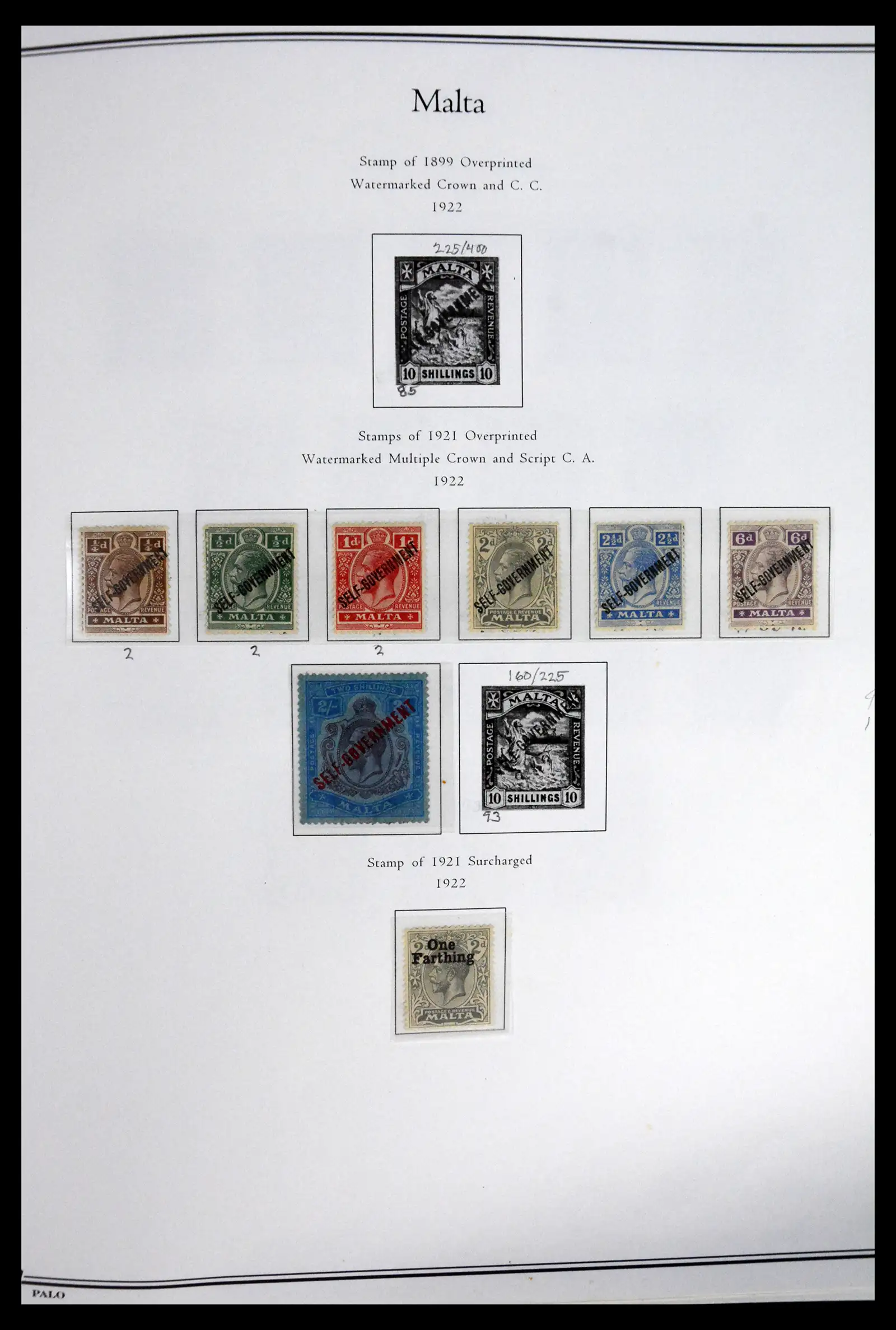41844 0006 - Postzegelverzameling 41844 Malta 1860-2014.