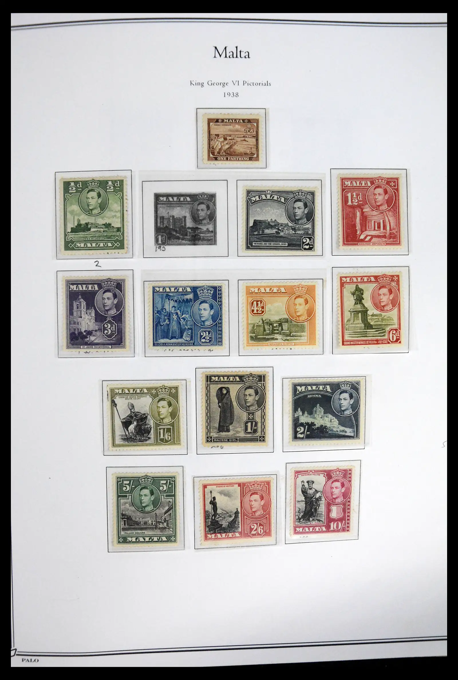 41844 0013 - Postzegelverzameling 41844 Malta 1860-2014.
