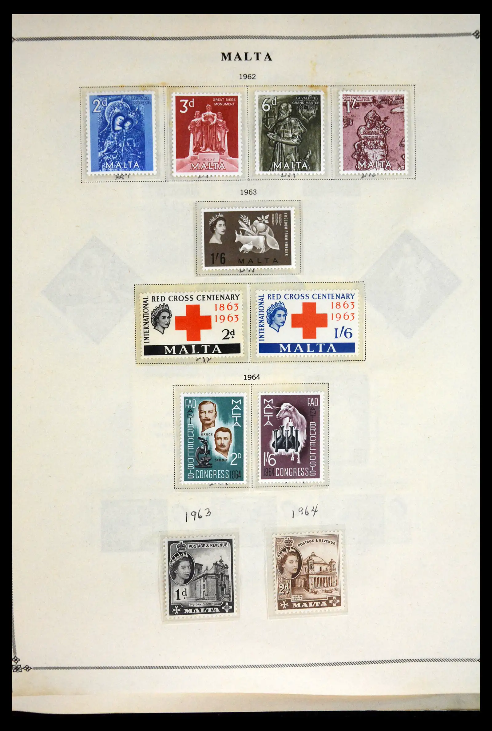 41844 0020 - Postzegelverzameling 41844 Malta 1860-2014.