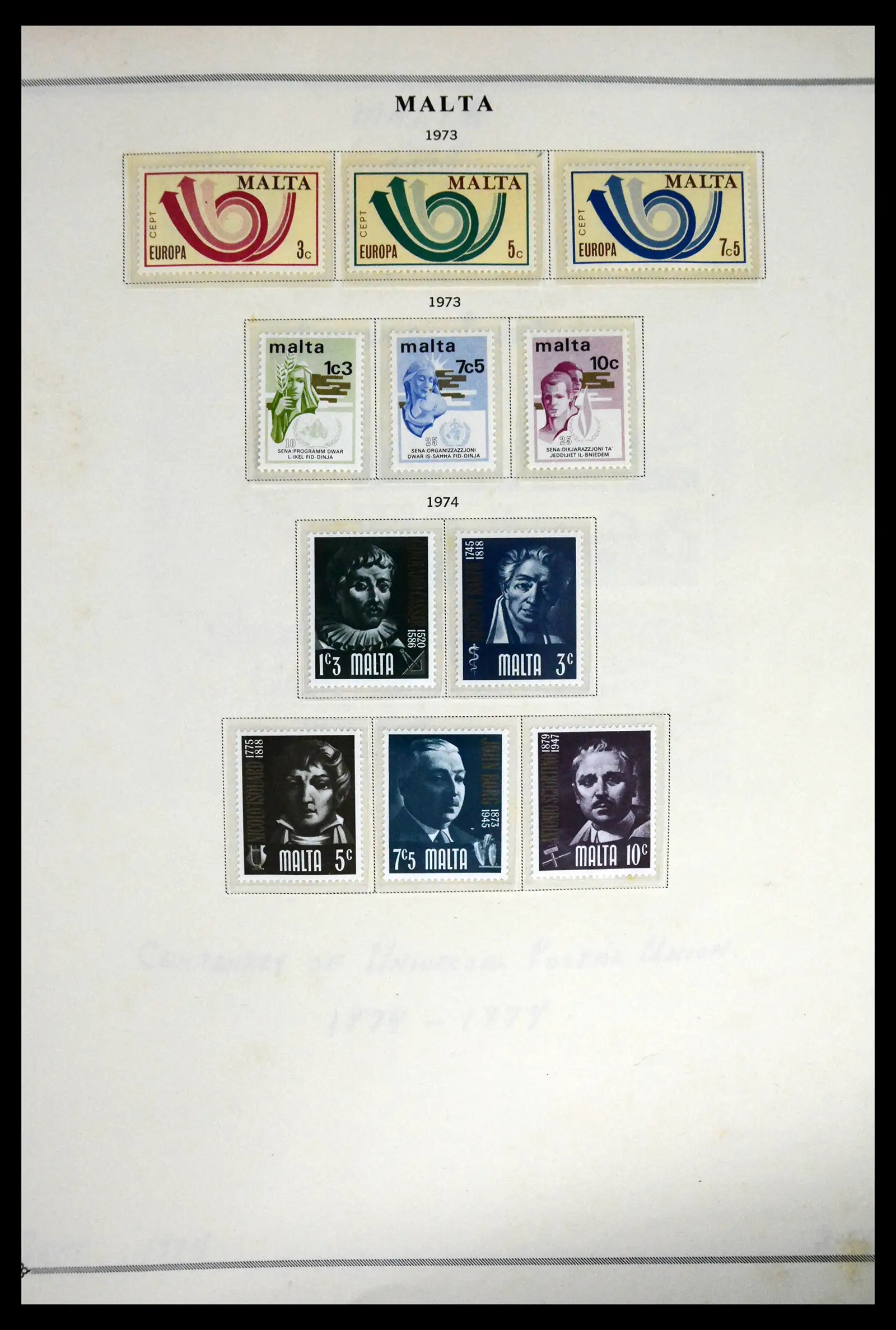 41844 0034 - Postzegelverzameling 41844 Malta 1860-2014.