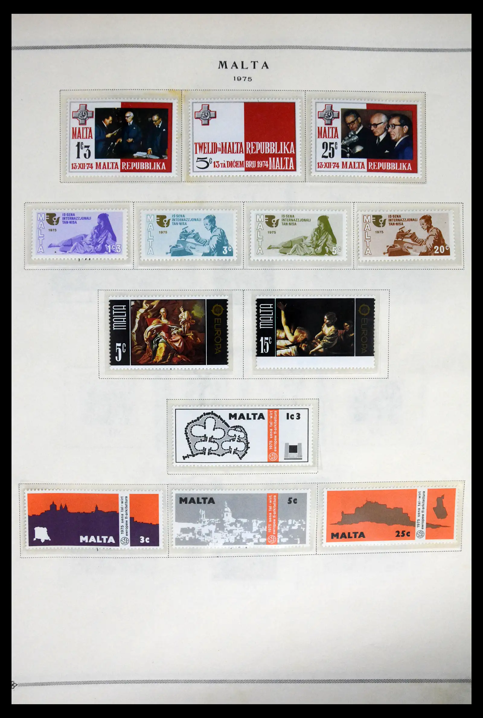 41844 0037 - Postzegelverzameling 41844 Malta 1860-2014.