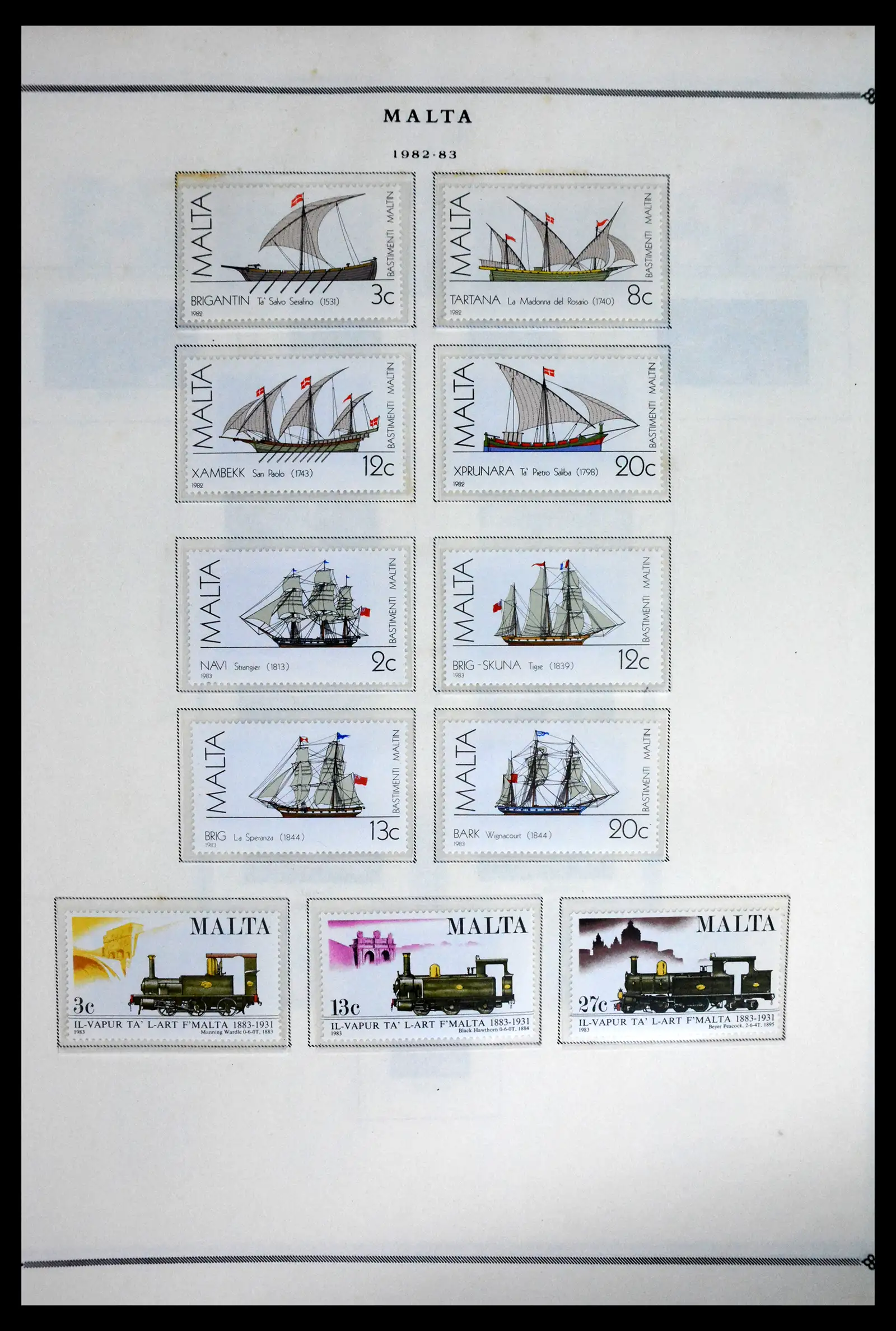 41844 0052 - Postzegelverzameling 41844 Malta 1860-2014.
