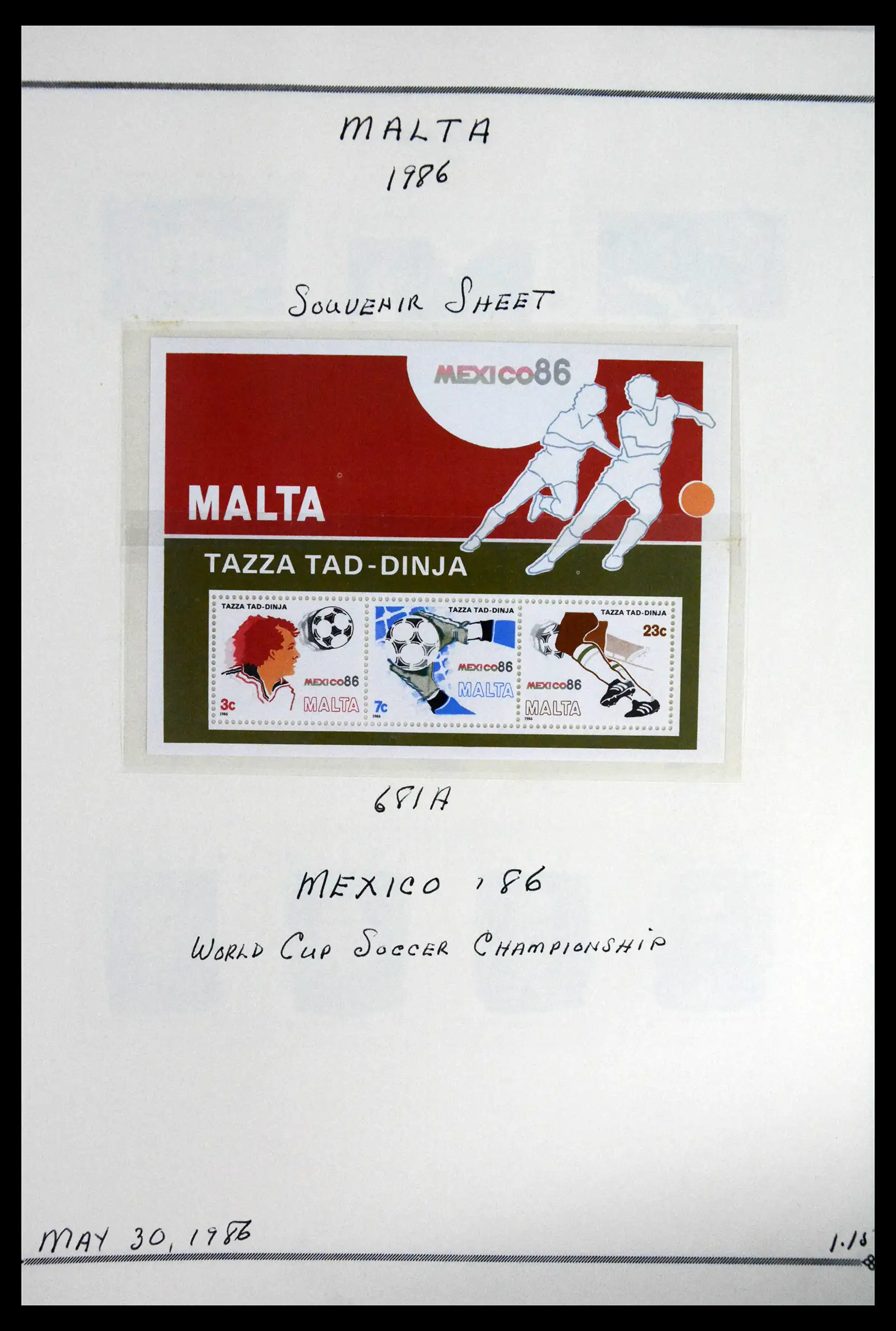 41844 0058 - Postzegelverzameling 41844 Malta 1860-2014.