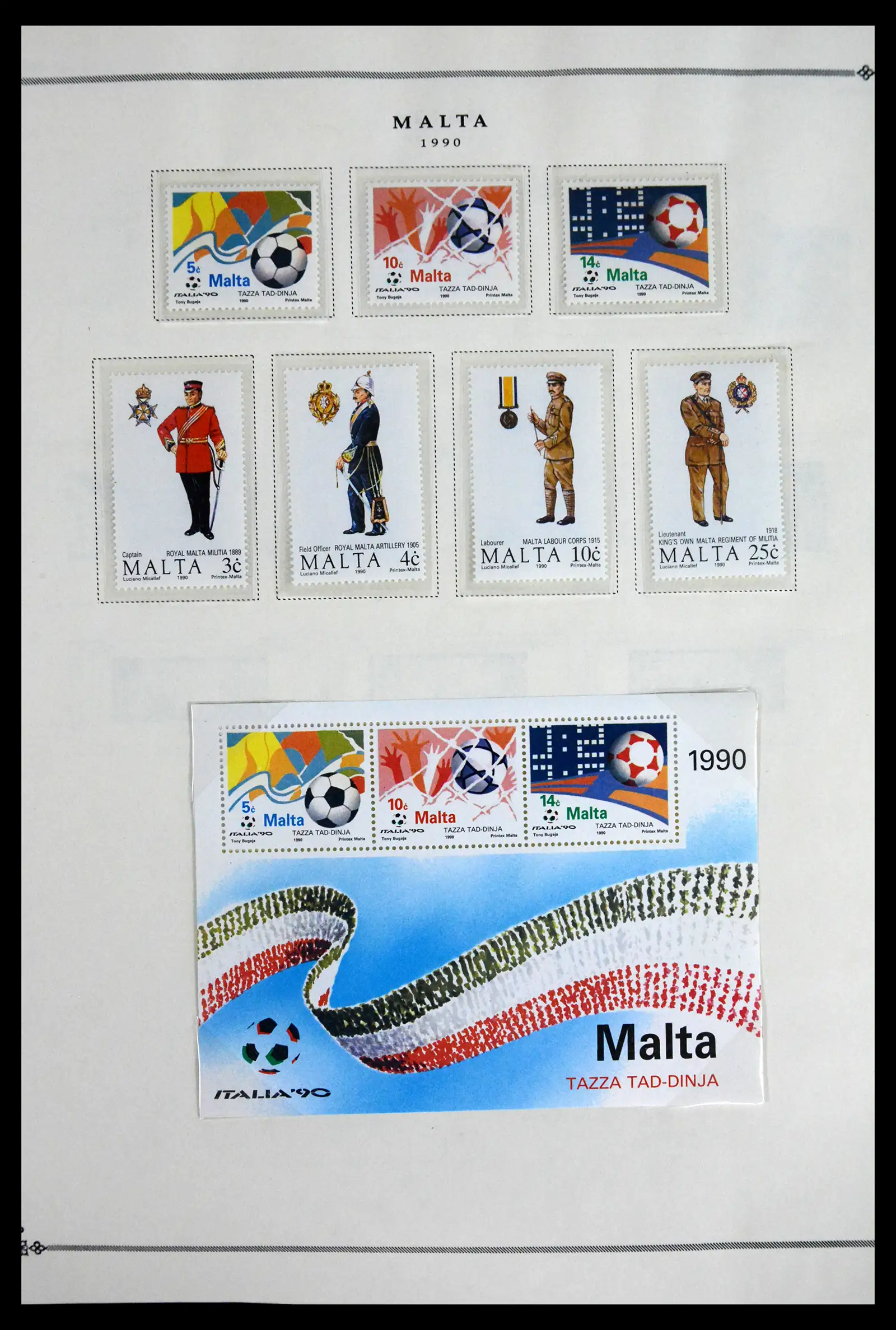 41844 0069 - Postzegelverzameling 41844 Malta 1860-2014.