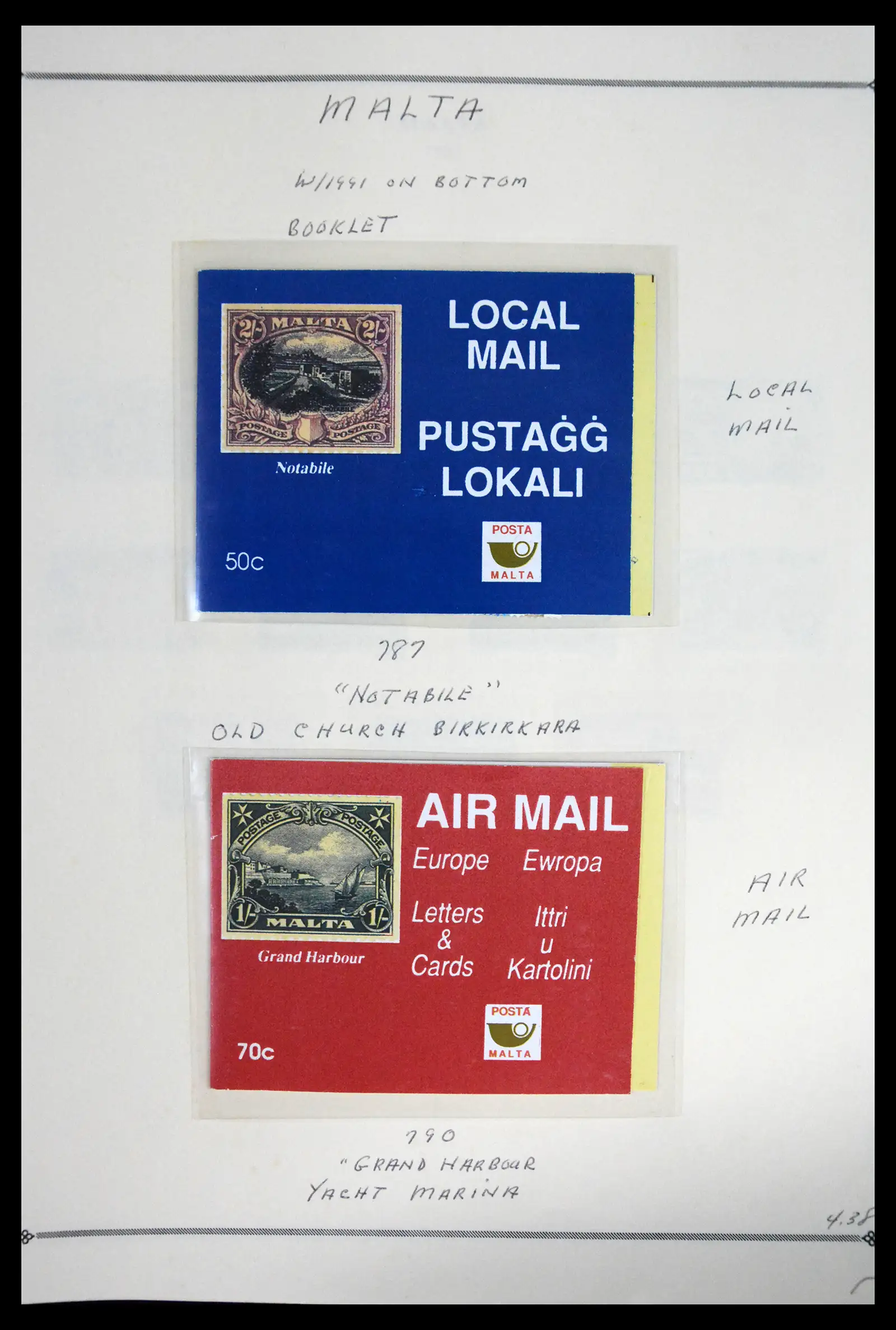 41844 0071 - Postzegelverzameling 41844 Malta 1860-2014.