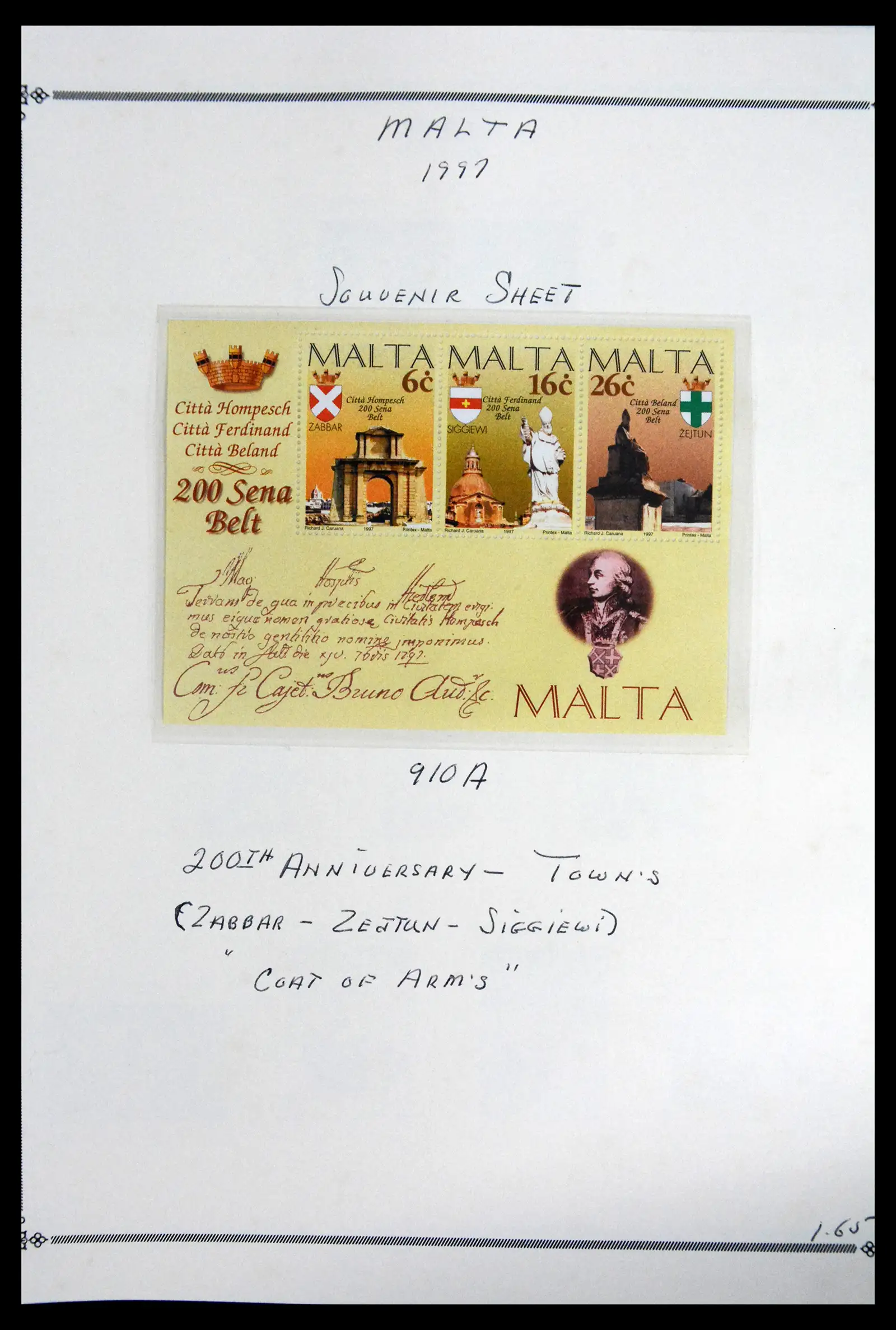 41844 0086 - Postzegelverzameling 41844 Malta 1860-2014.