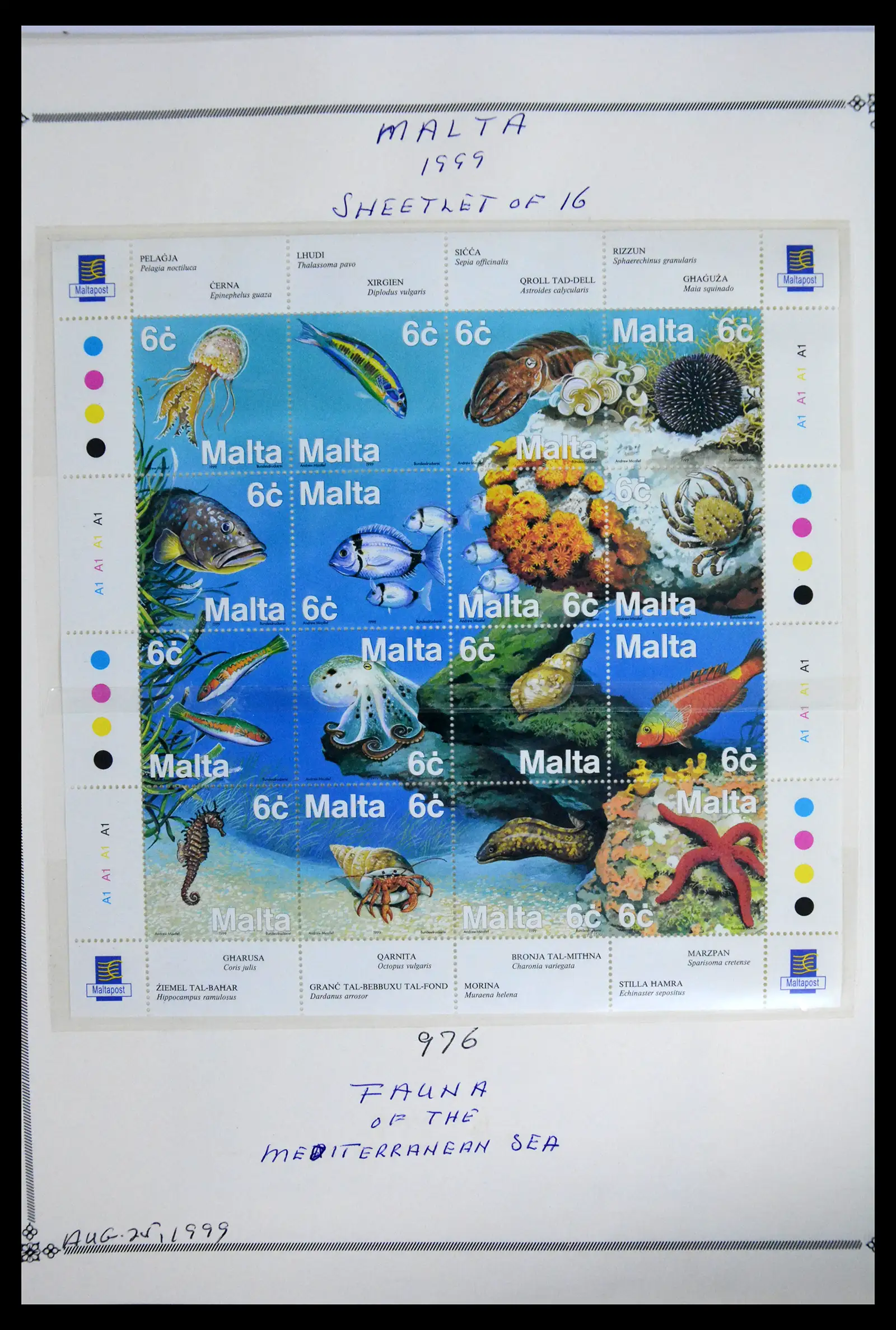 41844 0096 - Postzegelverzameling 41844 Malta 1860-2014.