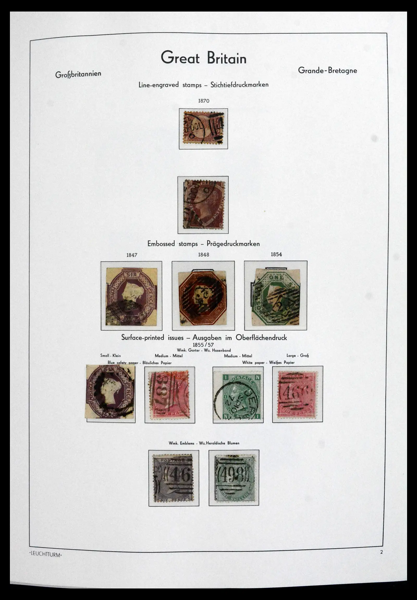 41845 0003 - Postzegelverzameling 41845 Engeland 1840-1978.