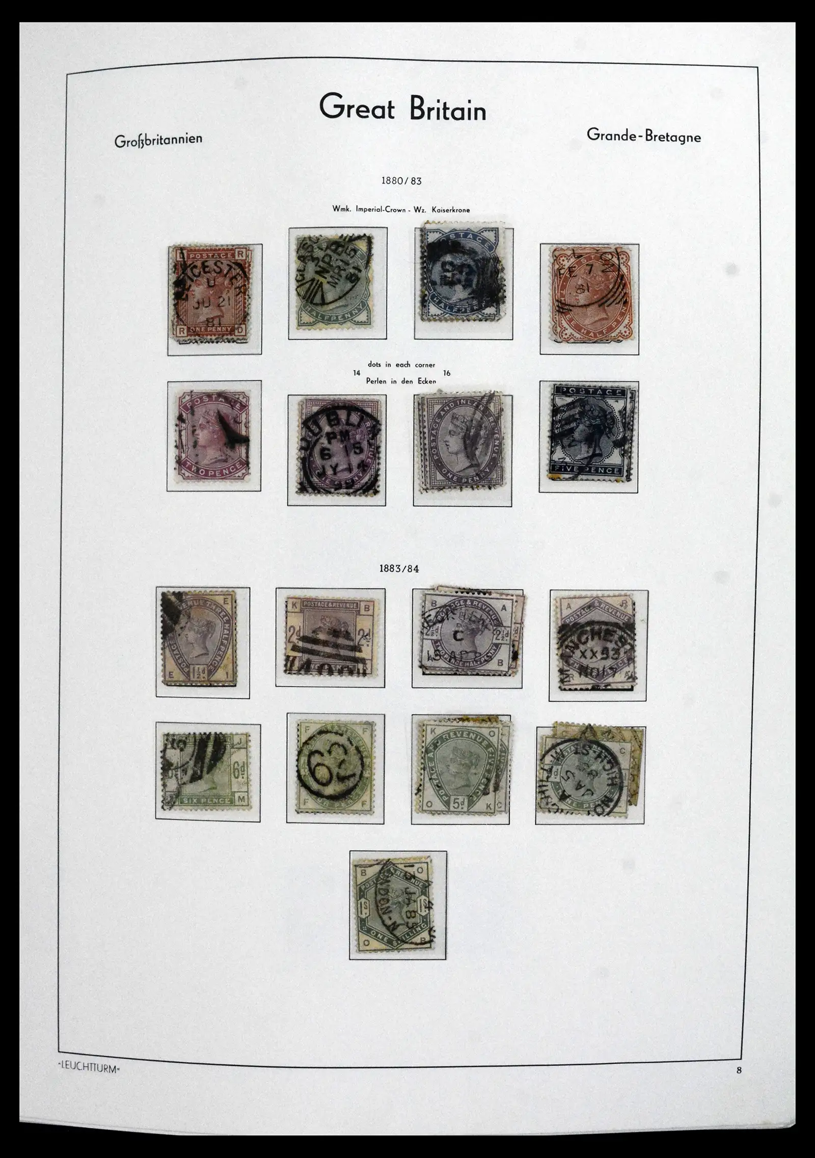 41845 0009 - Postzegelverzameling 41845 Engeland 1840-1978.
