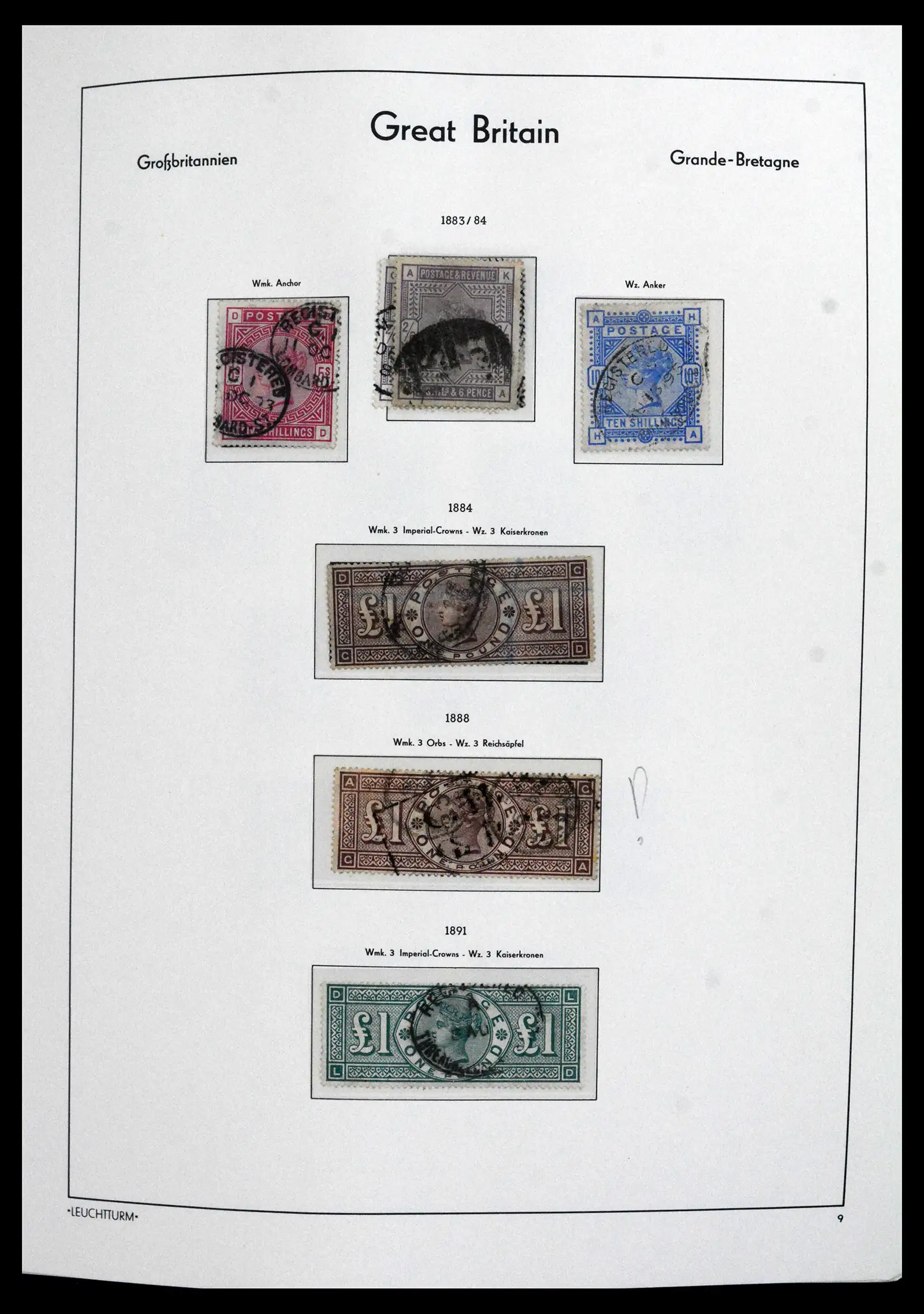 41845 0010 - Postzegelverzameling 41845 Engeland 1840-1978.