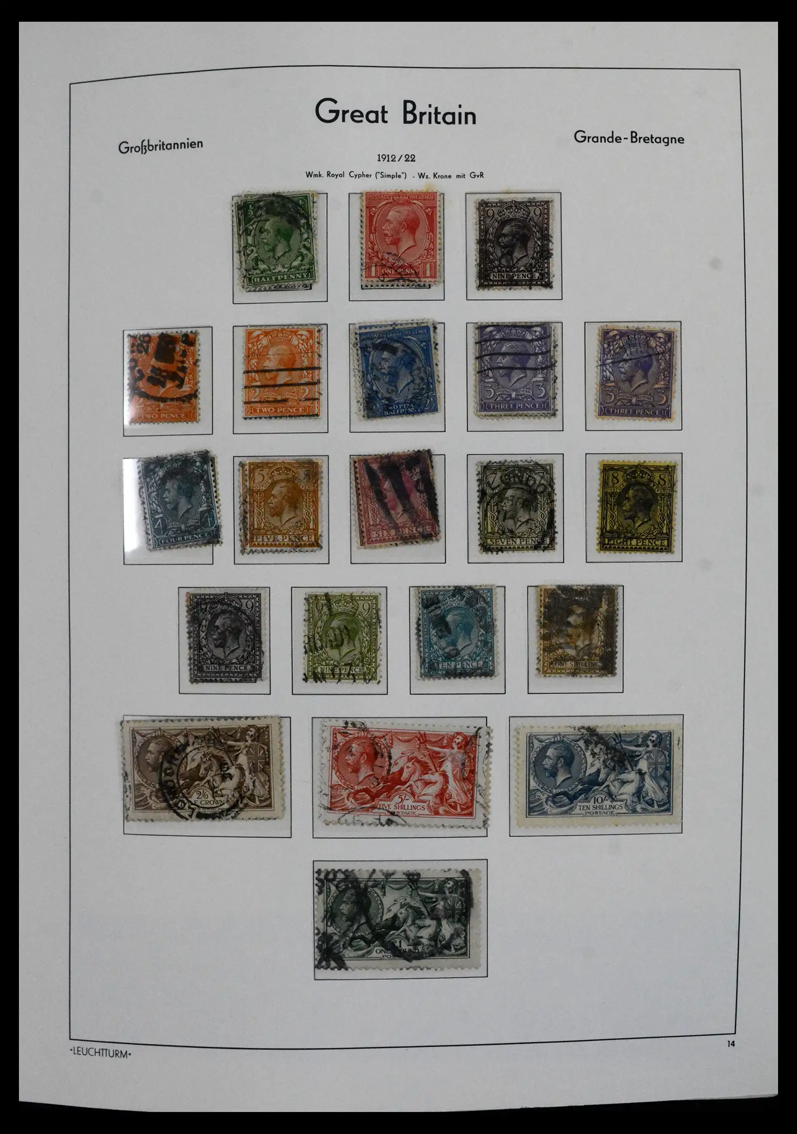 41845 0014 - Postzegelverzameling 41845 Engeland 1840-1978.