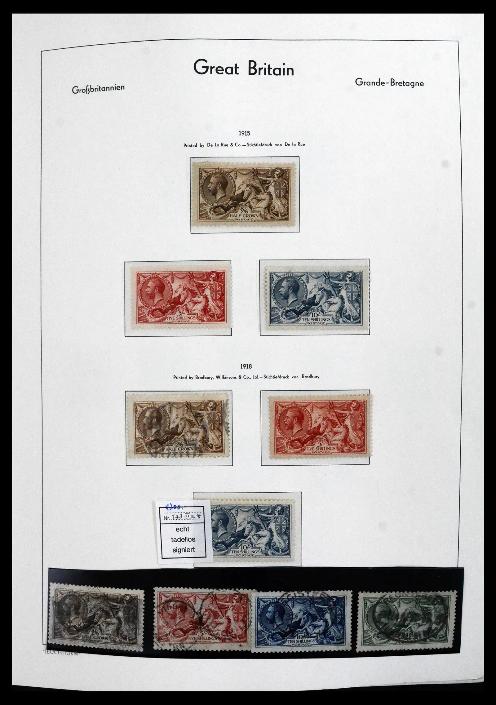 41845 0015 - Postzegelverzameling 41845 Engeland 1840-1978.
