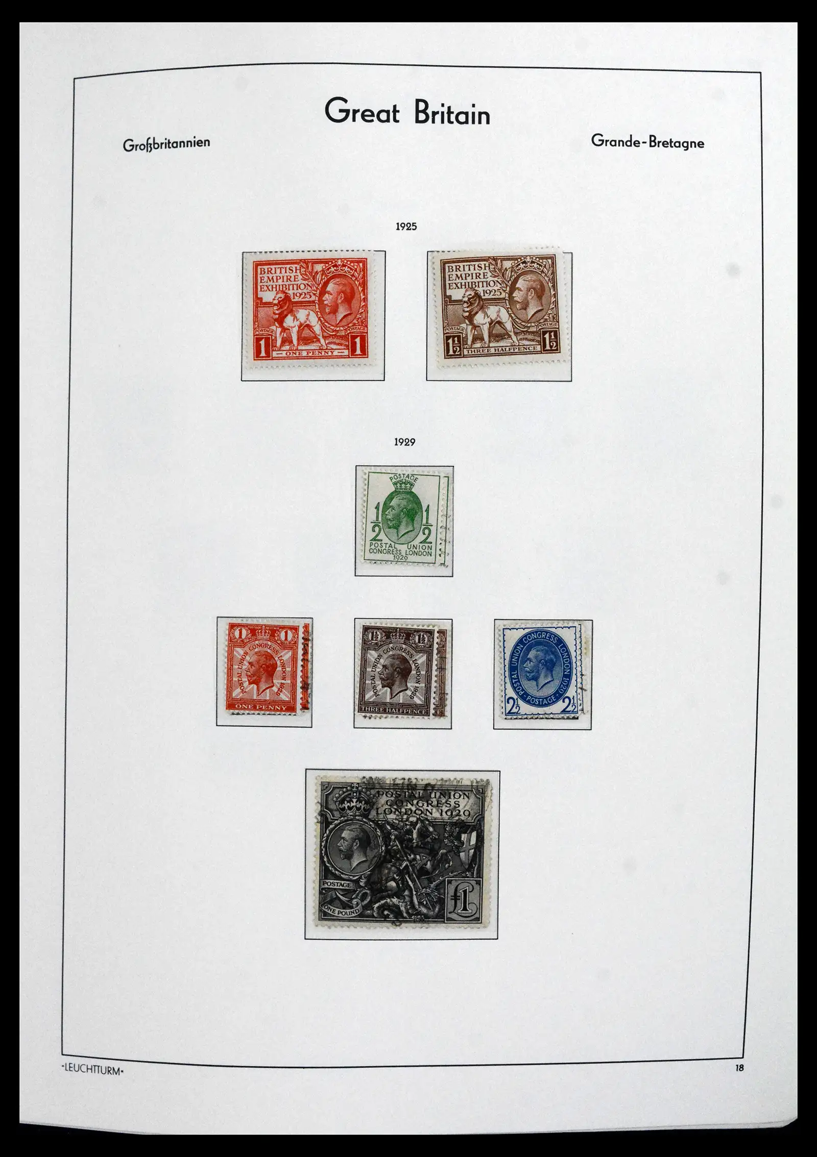 41845 0017 - Postzegelverzameling 41845 Engeland 1840-1978.