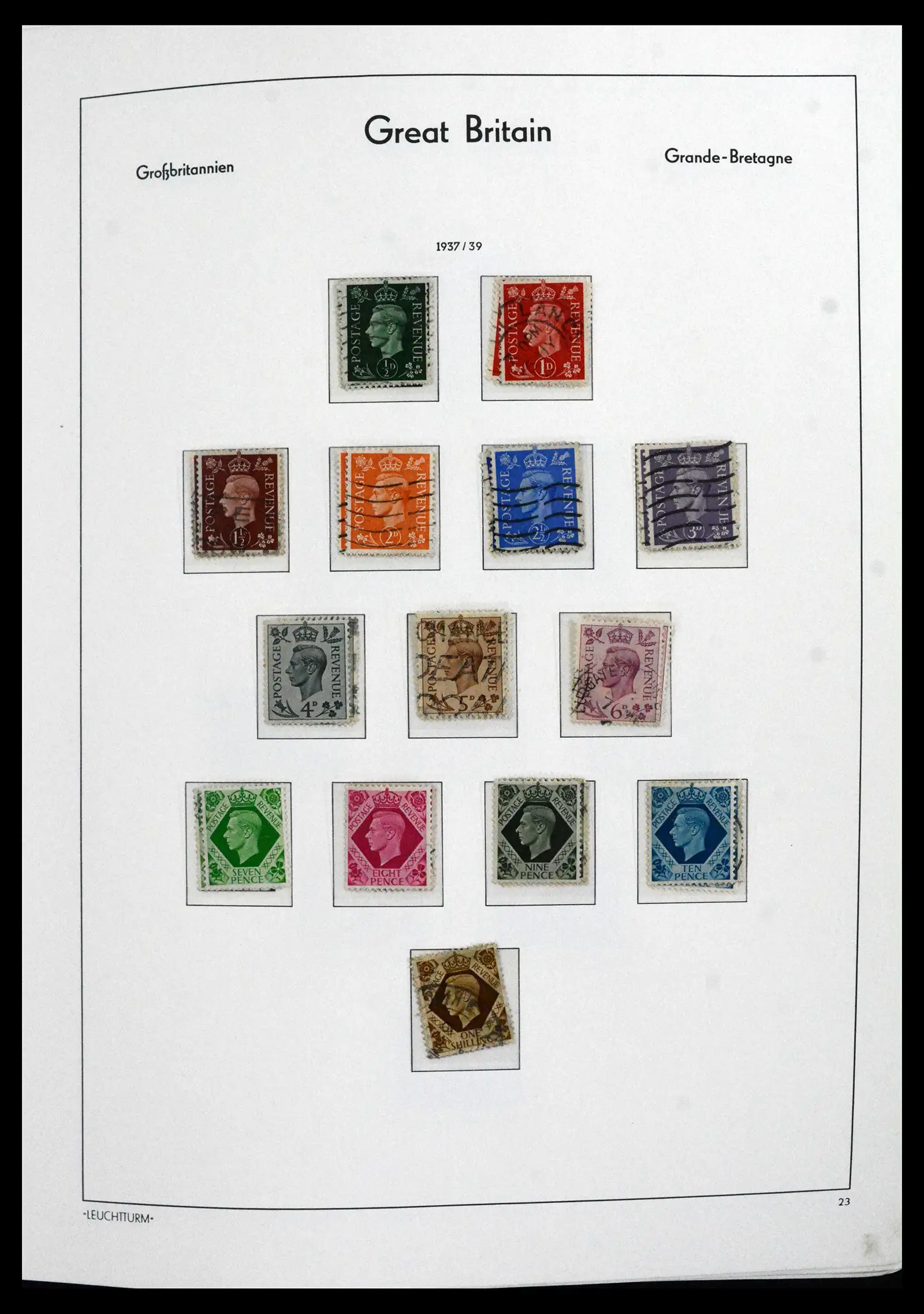 41845 0020 - Postzegelverzameling 41845 Engeland 1840-1978.