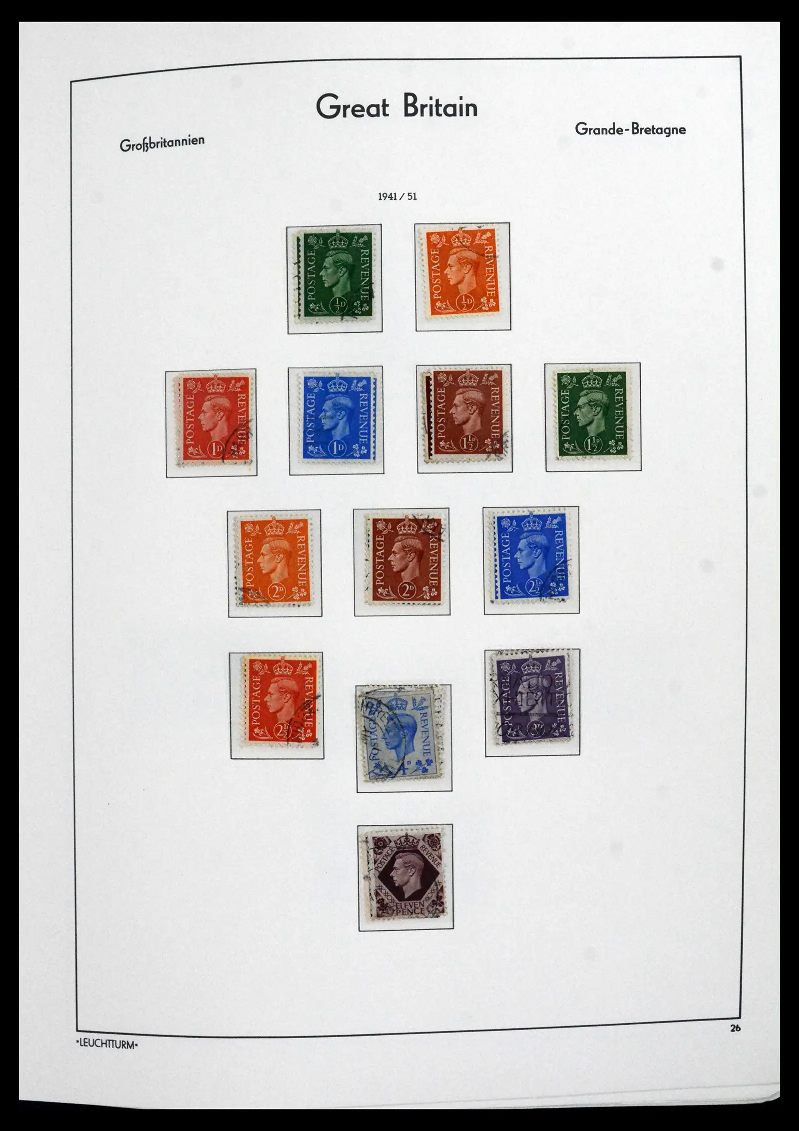 41845 0022 - Postzegelverzameling 41845 Engeland 1840-1978.