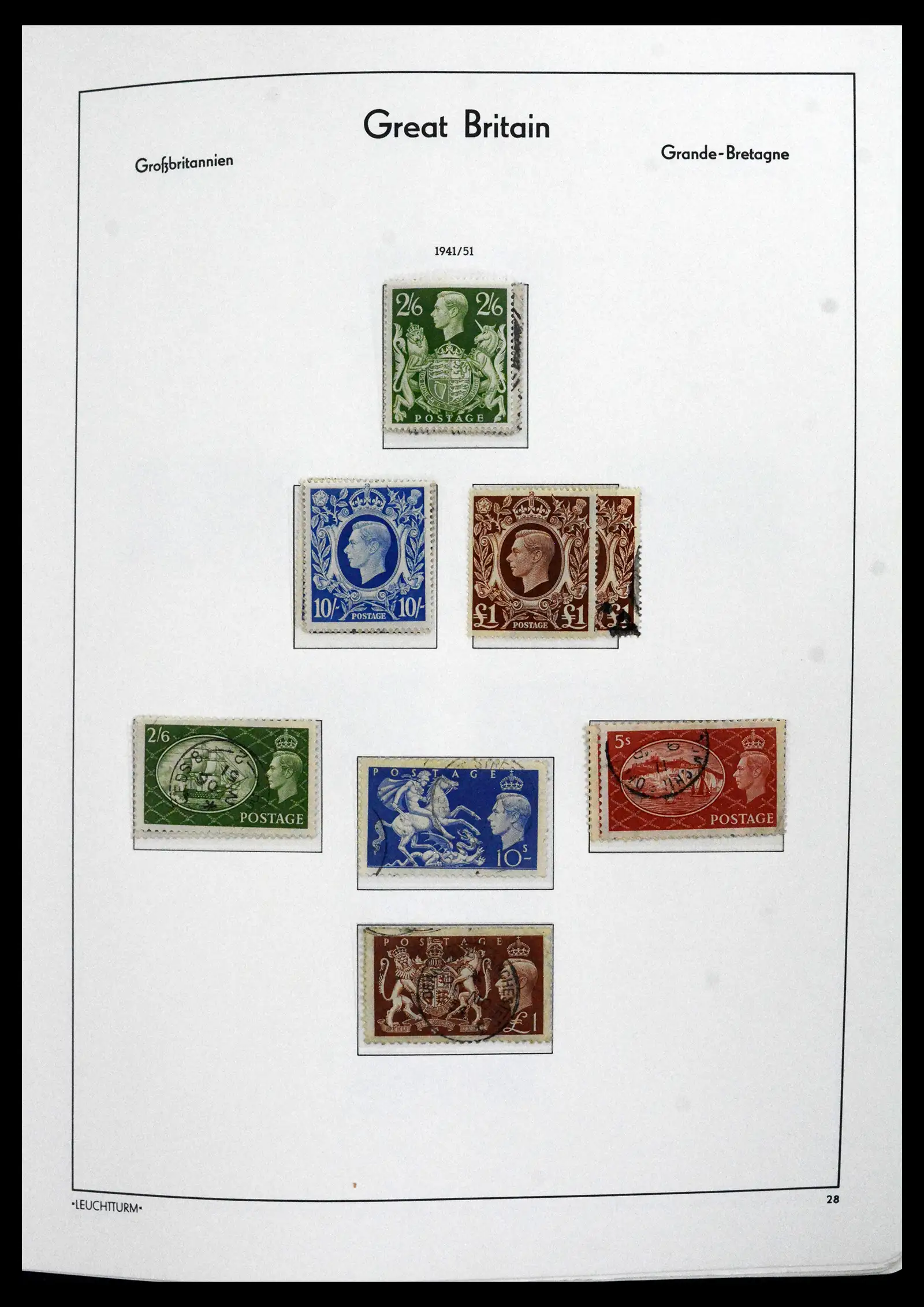 41845 0023 - Postzegelverzameling 41845 Engeland 1840-1978.