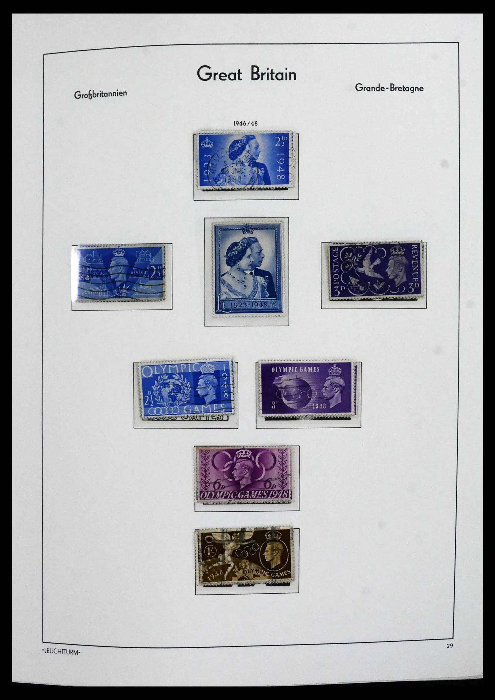 41845 0024 - Postzegelverzameling 41845 Engeland 1840-1978.