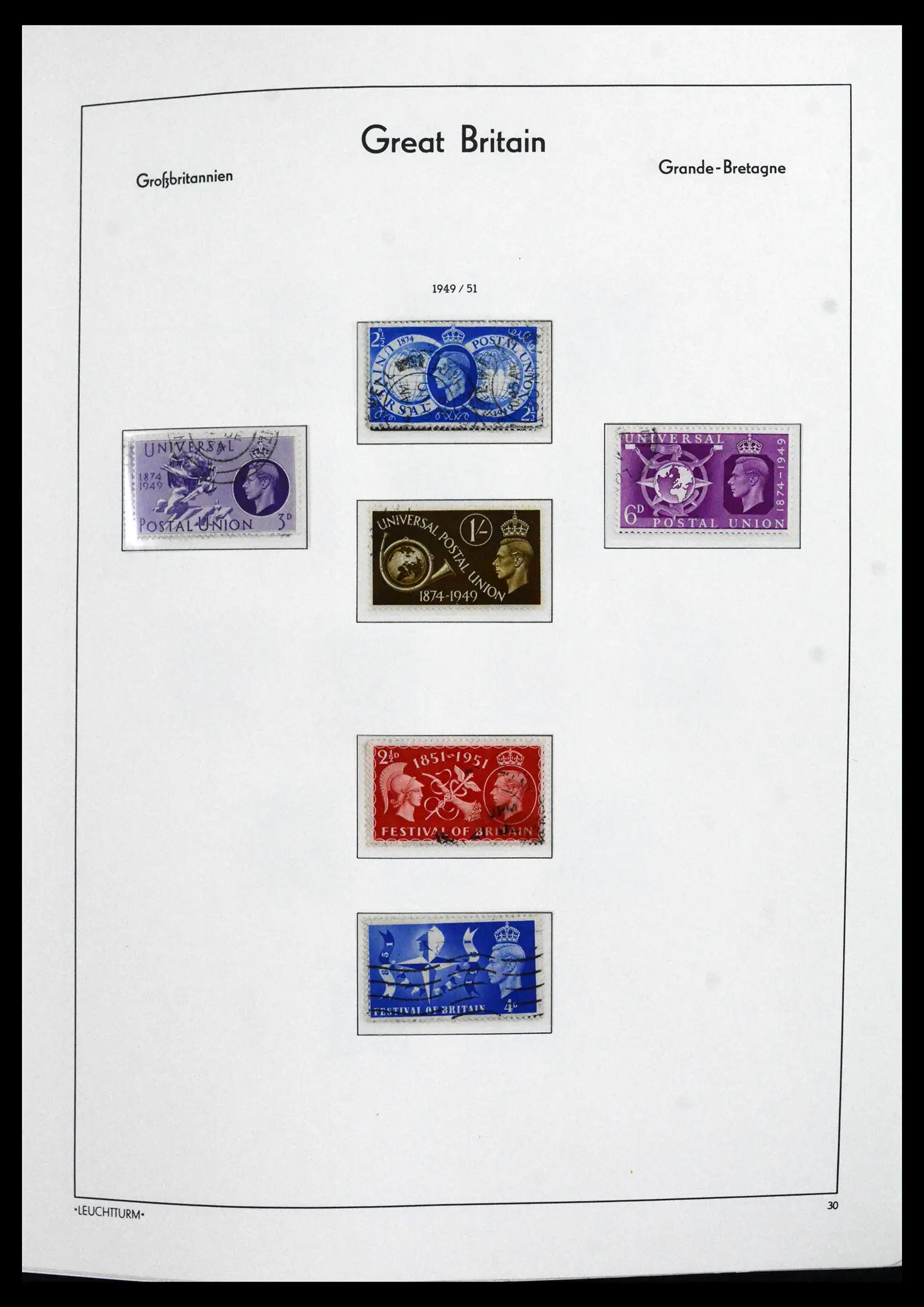 41845 0025 - Postzegelverzameling 41845 Engeland 1840-1978.