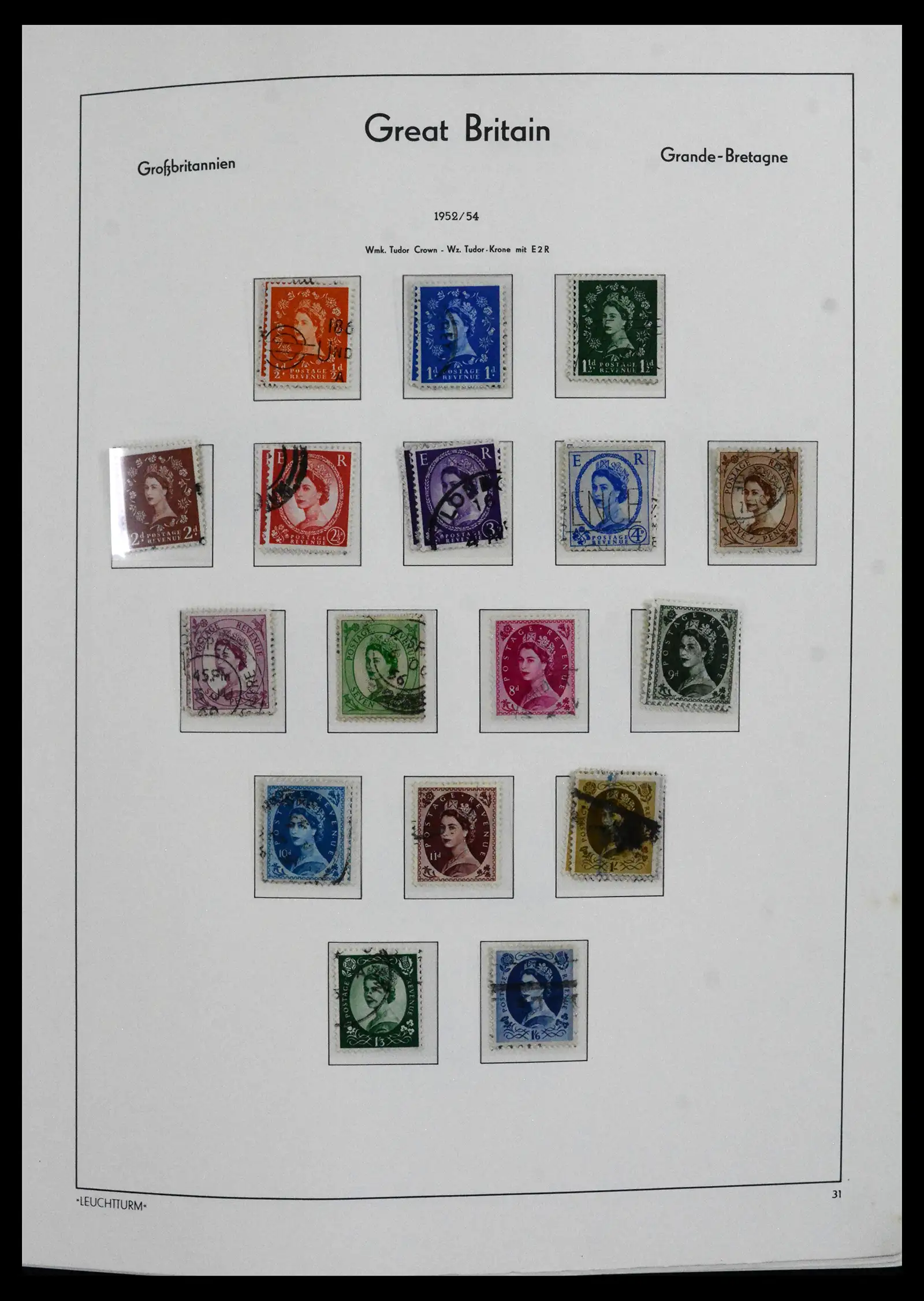 41845 0026 - Postzegelverzameling 41845 Engeland 1840-1978.