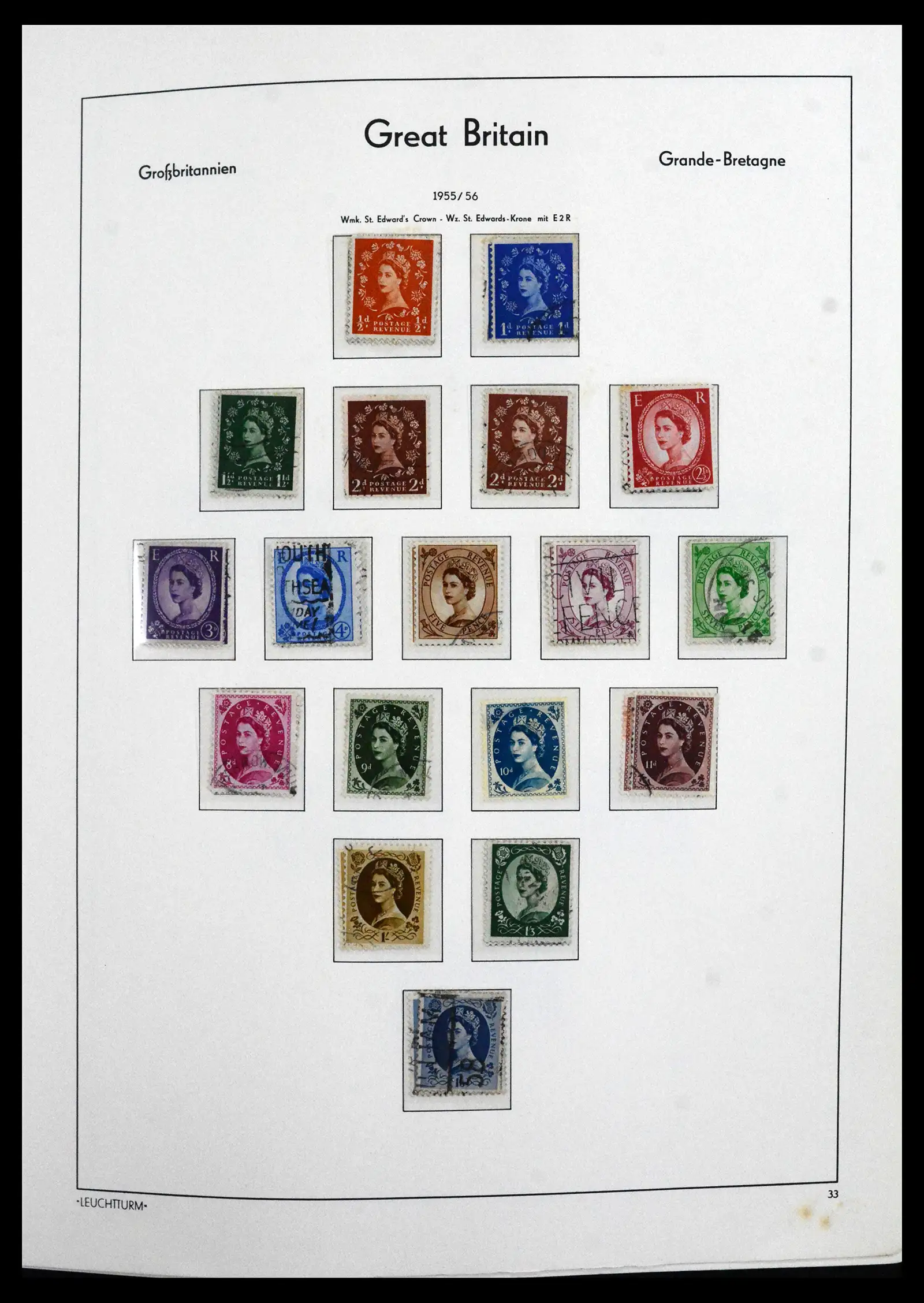 41845 0028 - Postzegelverzameling 41845 Engeland 1840-1978.