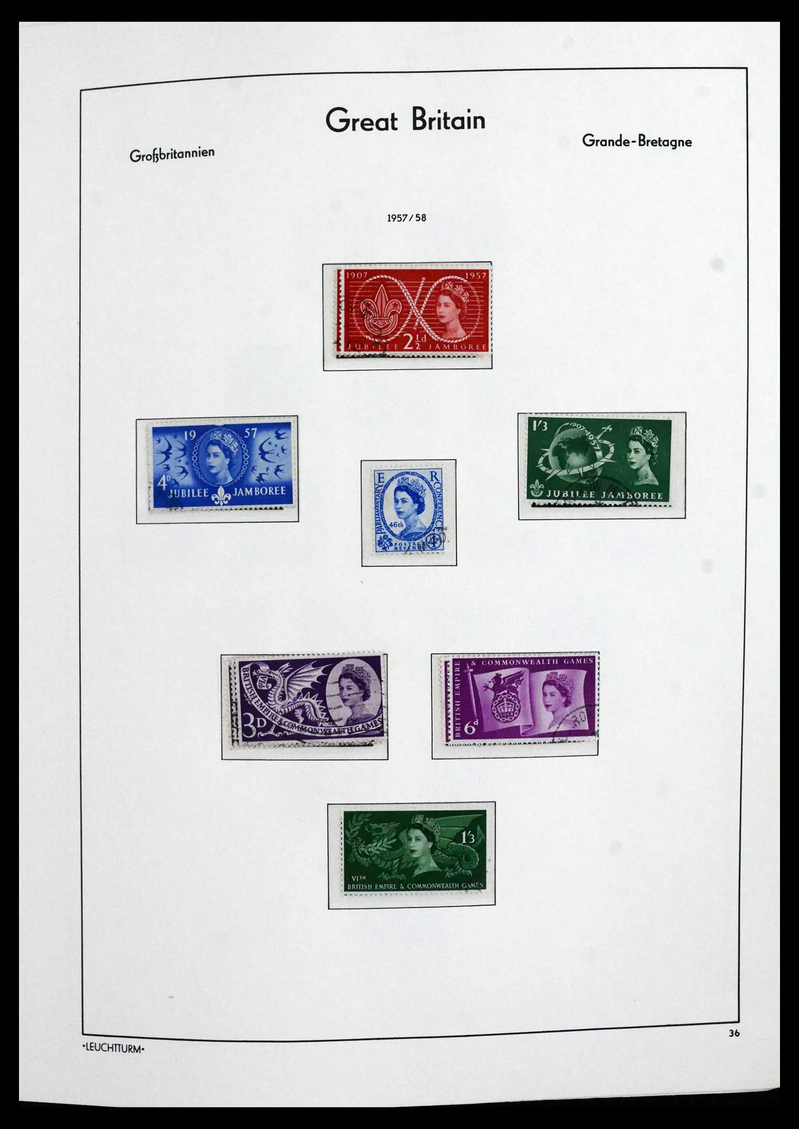 41845 0029 - Postzegelverzameling 41845 Engeland 1840-1978.