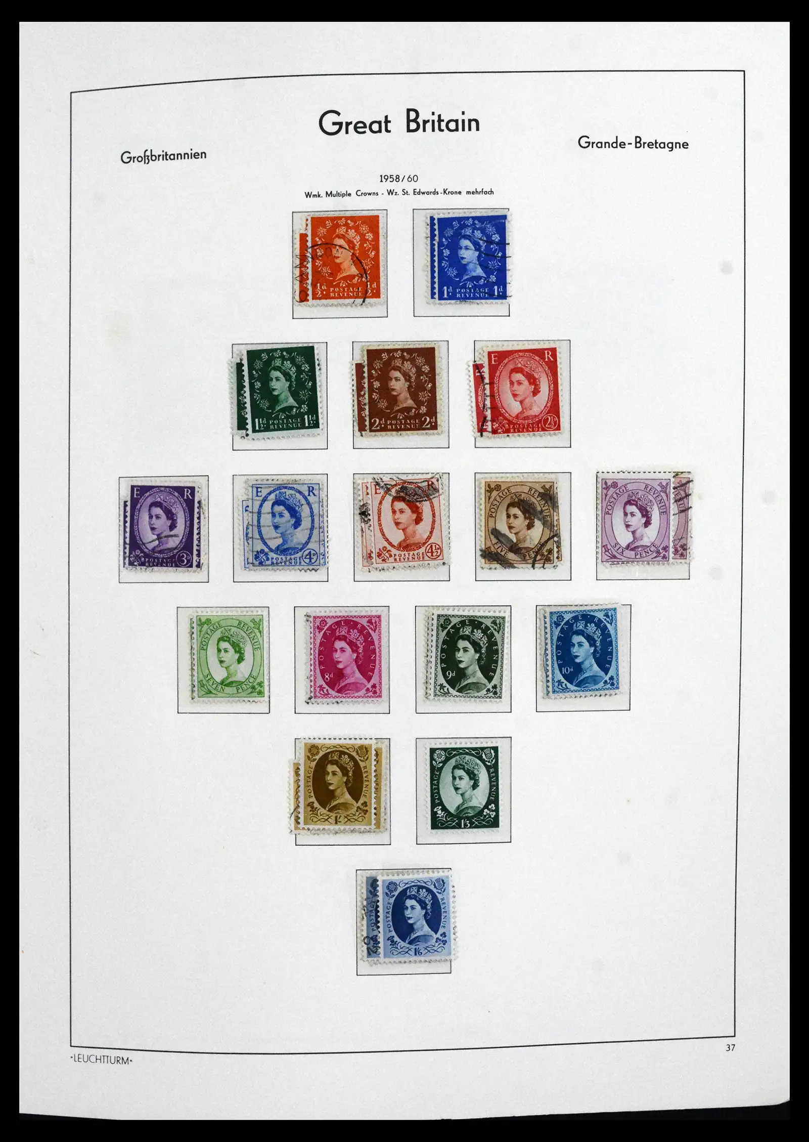 41845 0030 - Postzegelverzameling 41845 Engeland 1840-1978.