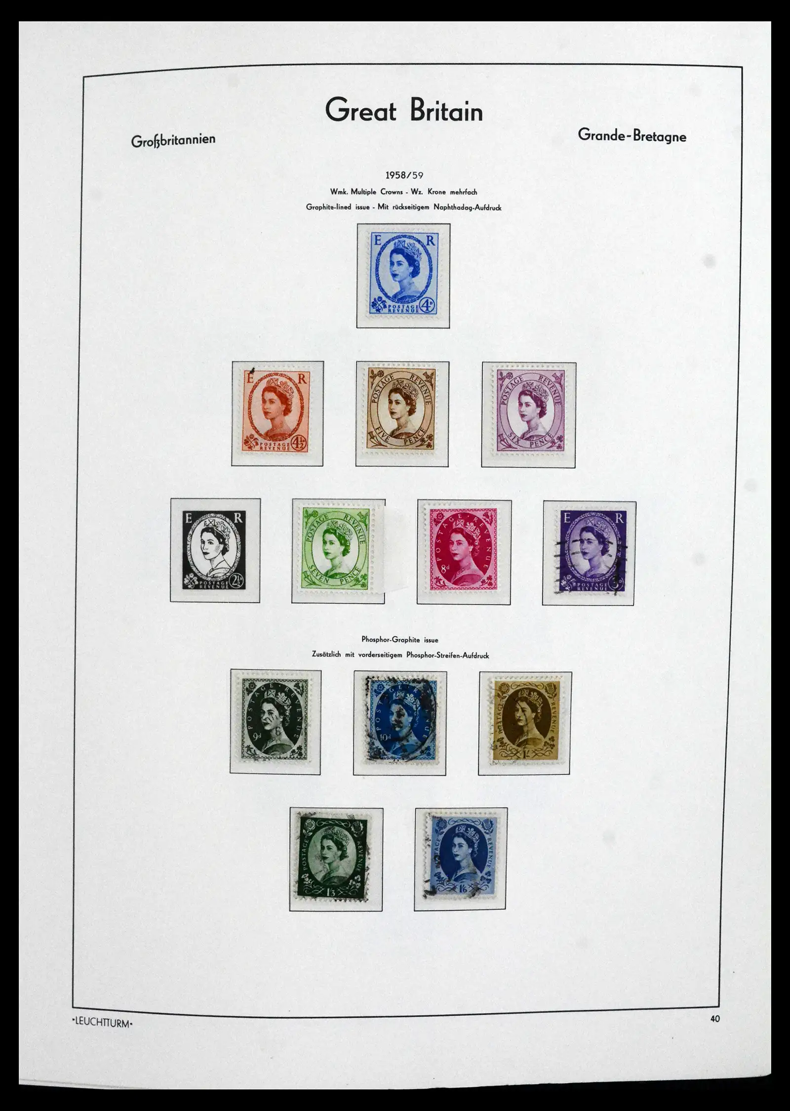41845 0032 - Postzegelverzameling 41845 Engeland 1840-1978.