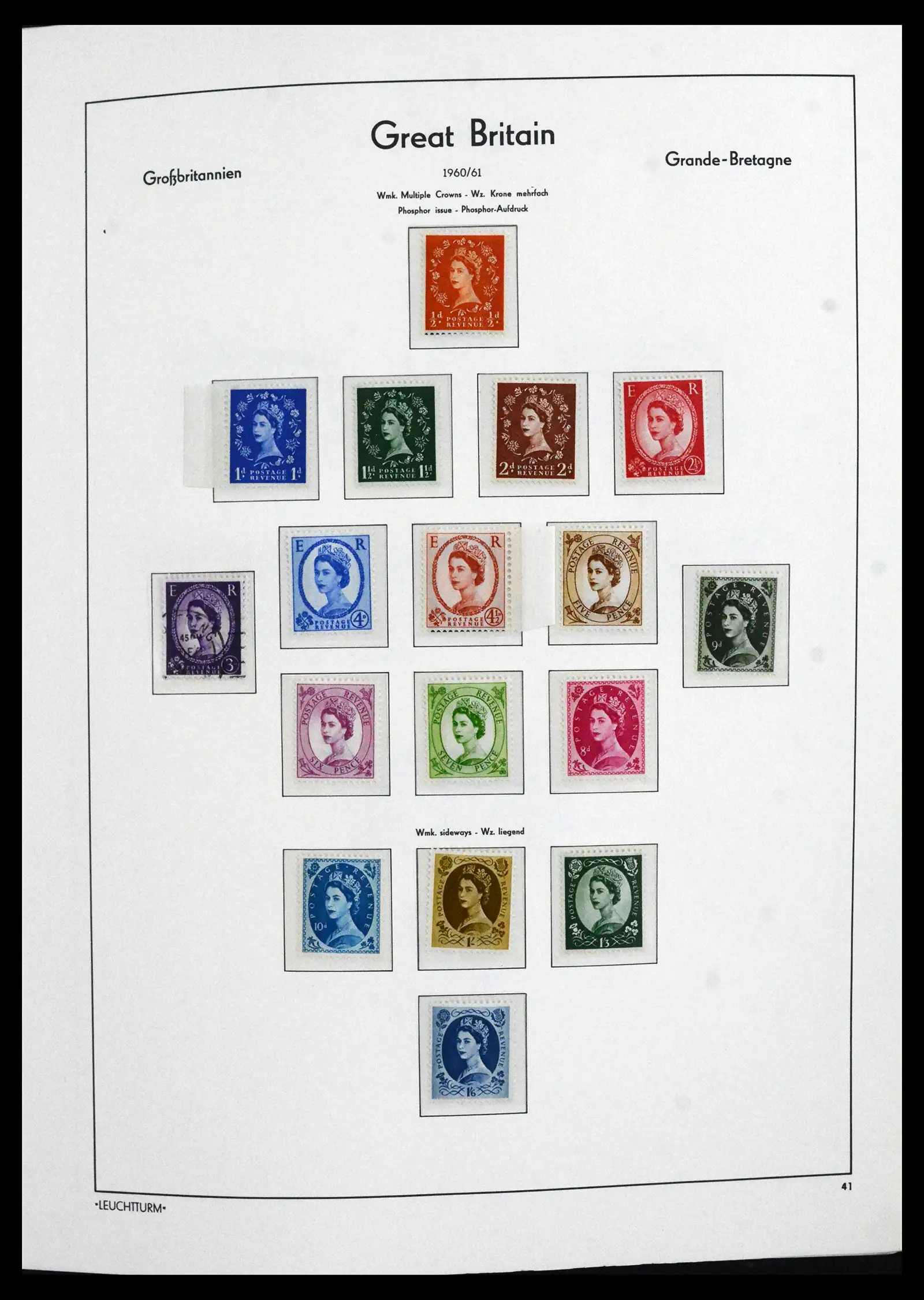 41845 0033 - Postzegelverzameling 41845 Engeland 1840-1978.