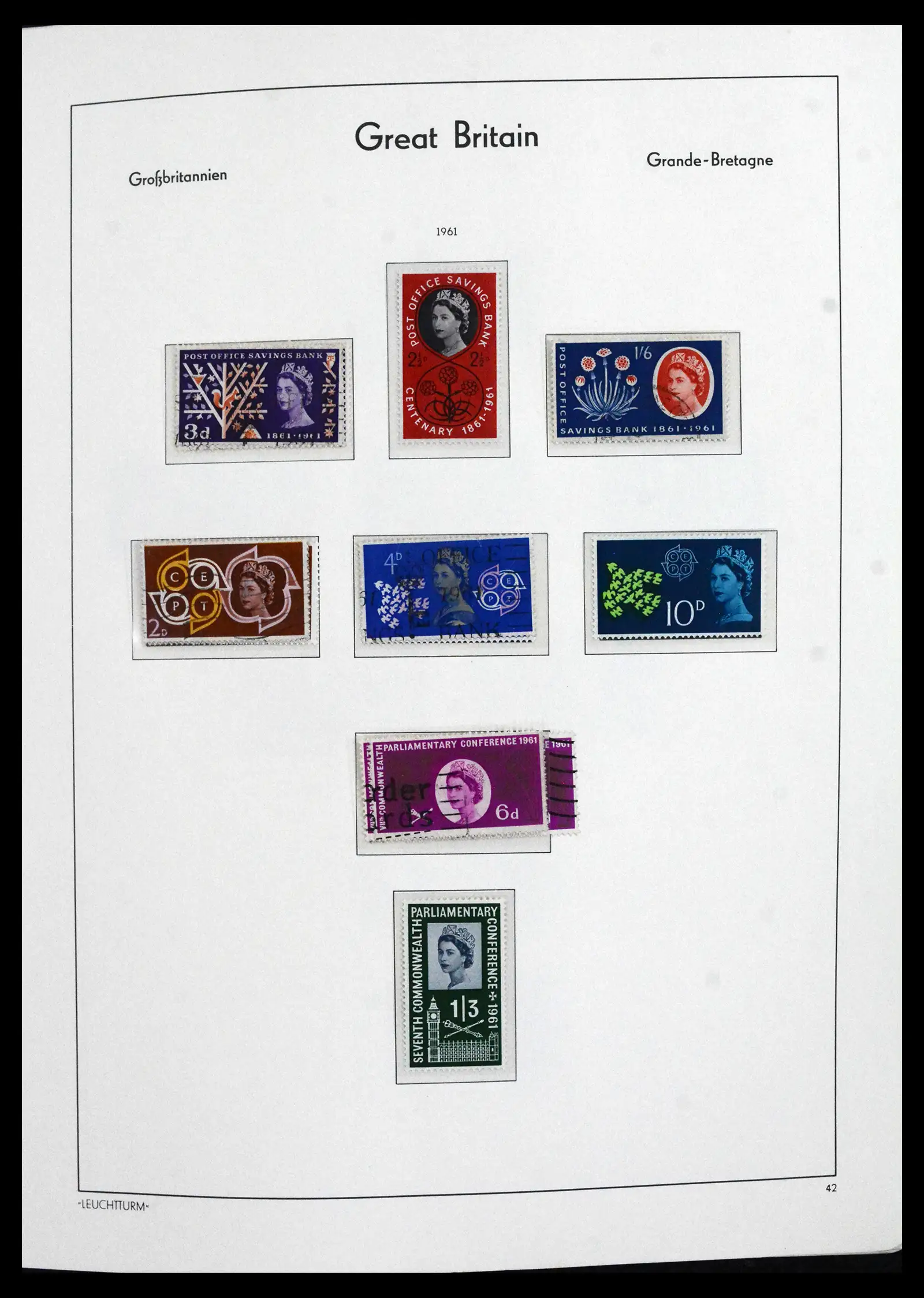 41845 0034 - Postzegelverzameling 41845 Engeland 1840-1978.