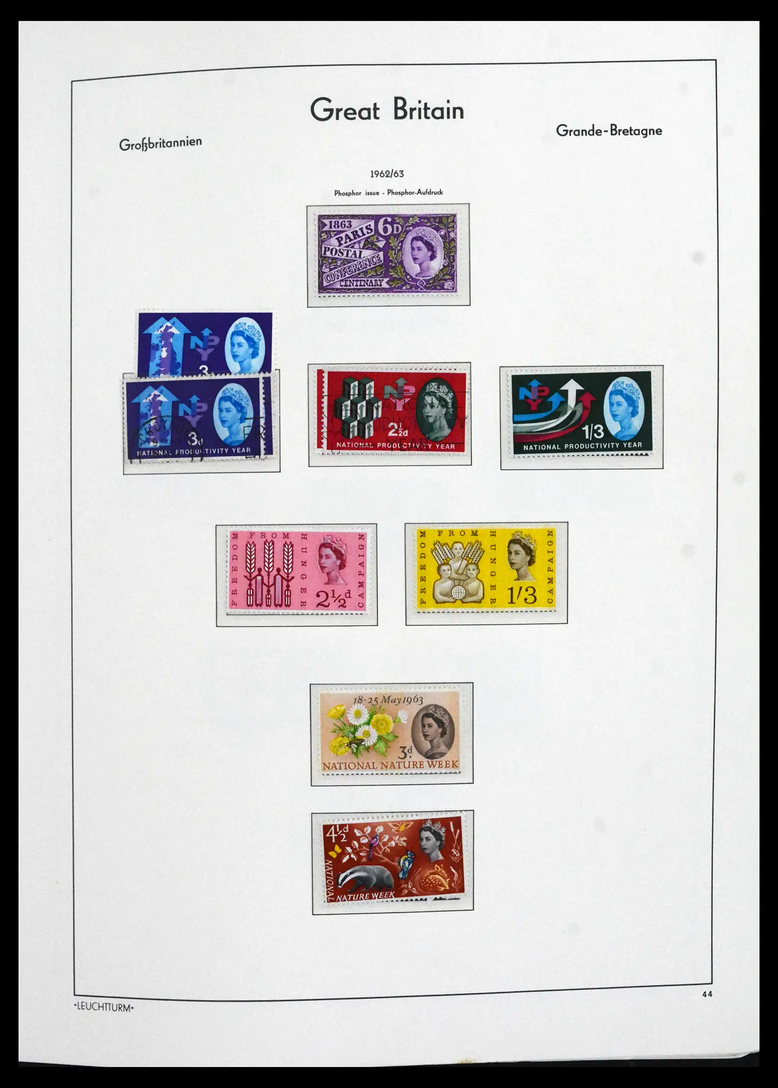 41845 0036 - Postzegelverzameling 41845 Engeland 1840-1978.