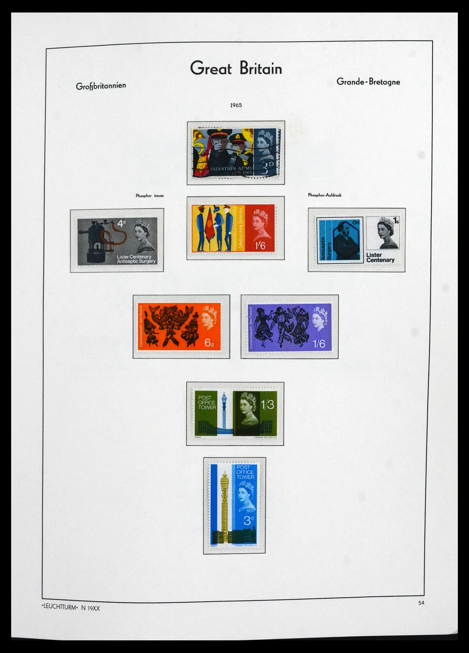 41845 0045 - Postzegelverzameling 41845 Engeland 1840-1978.