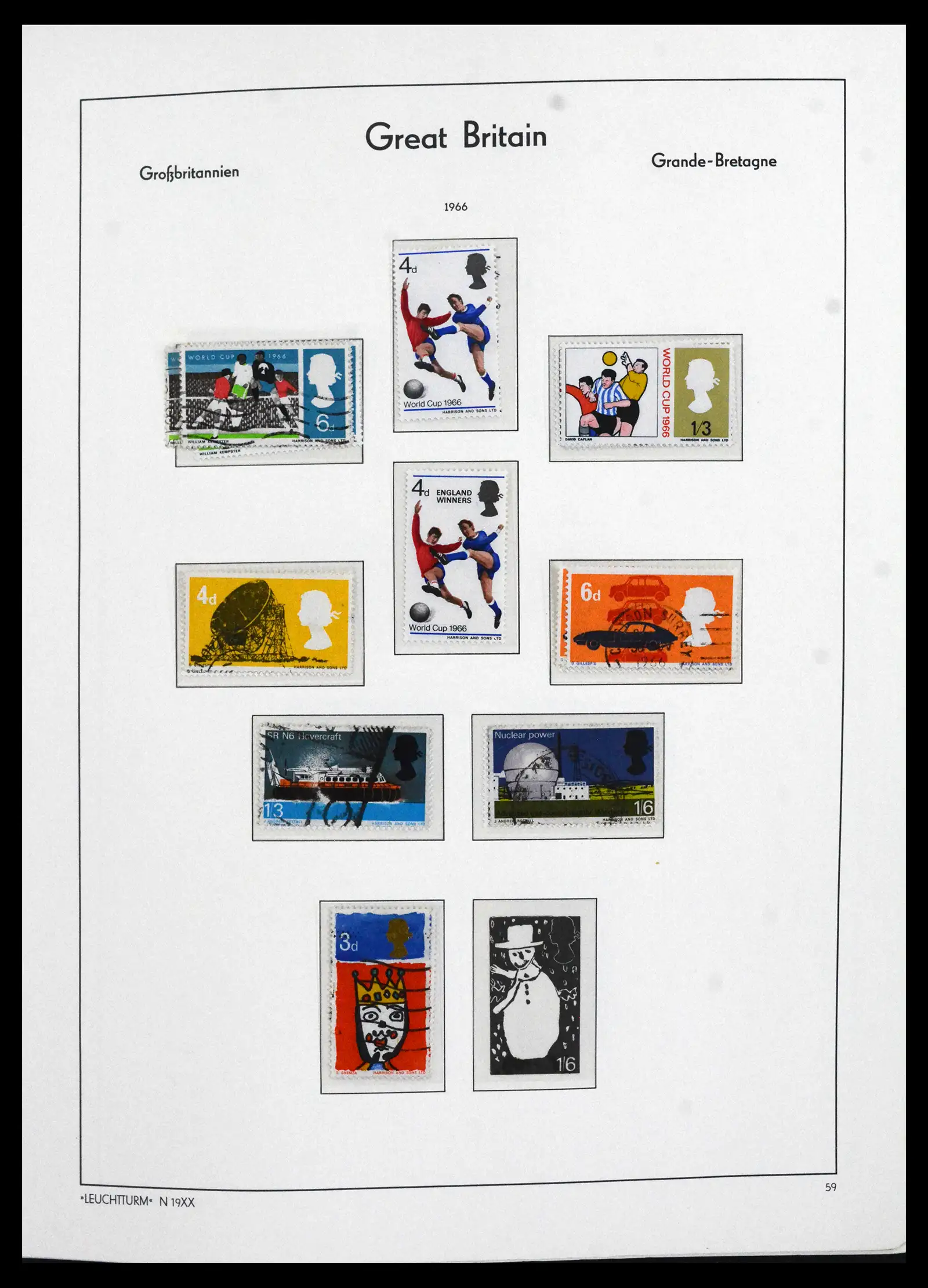 41845 0049 - Postzegelverzameling 41845 Engeland 1840-1978.