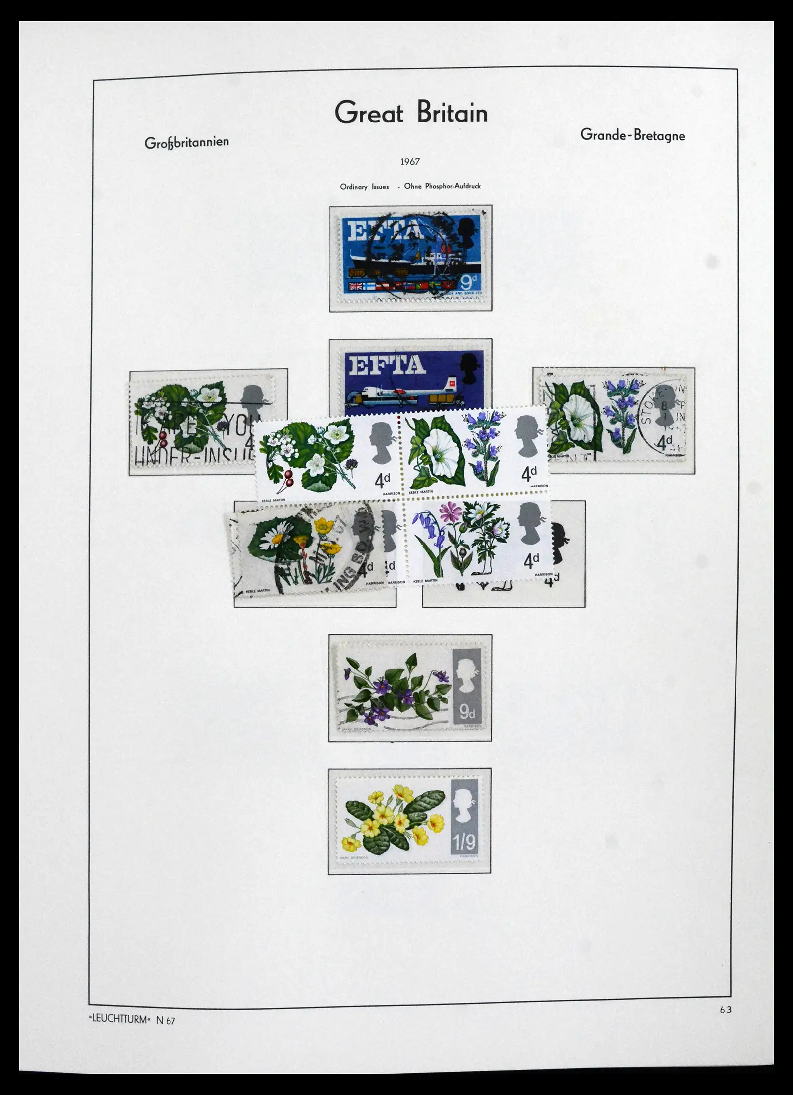 41845 0053 - Postzegelverzameling 41845 Engeland 1840-1978.