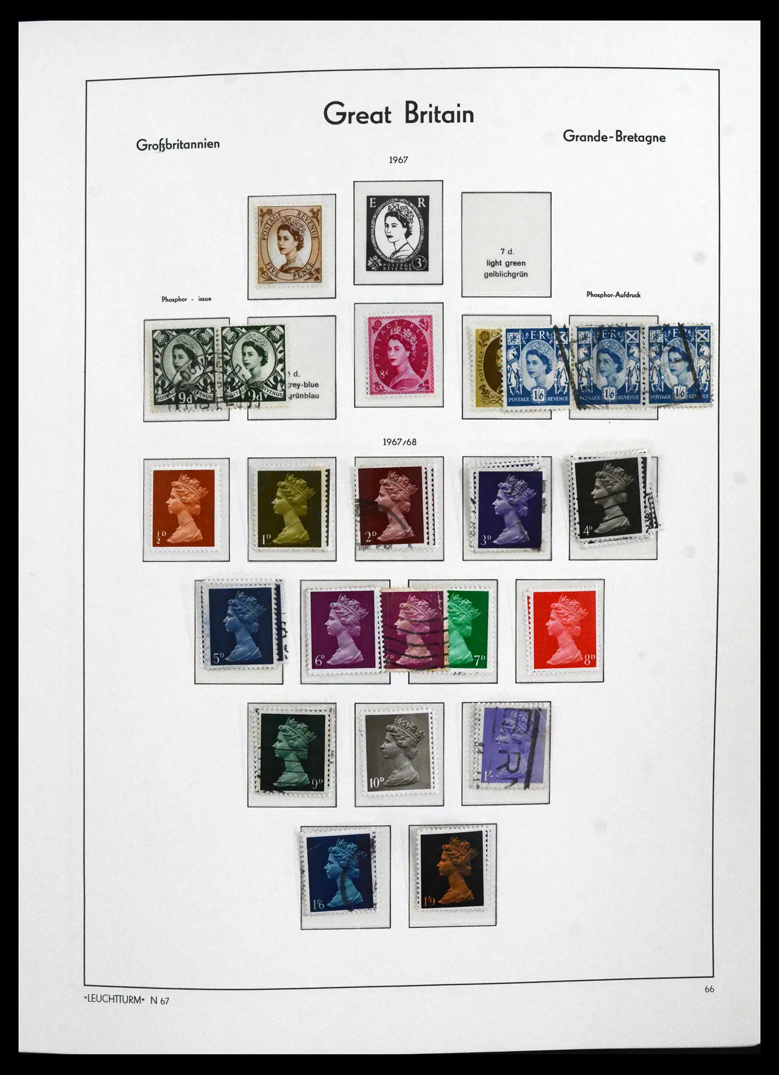 41845 0056 - Postzegelverzameling 41845 Engeland 1840-1978.