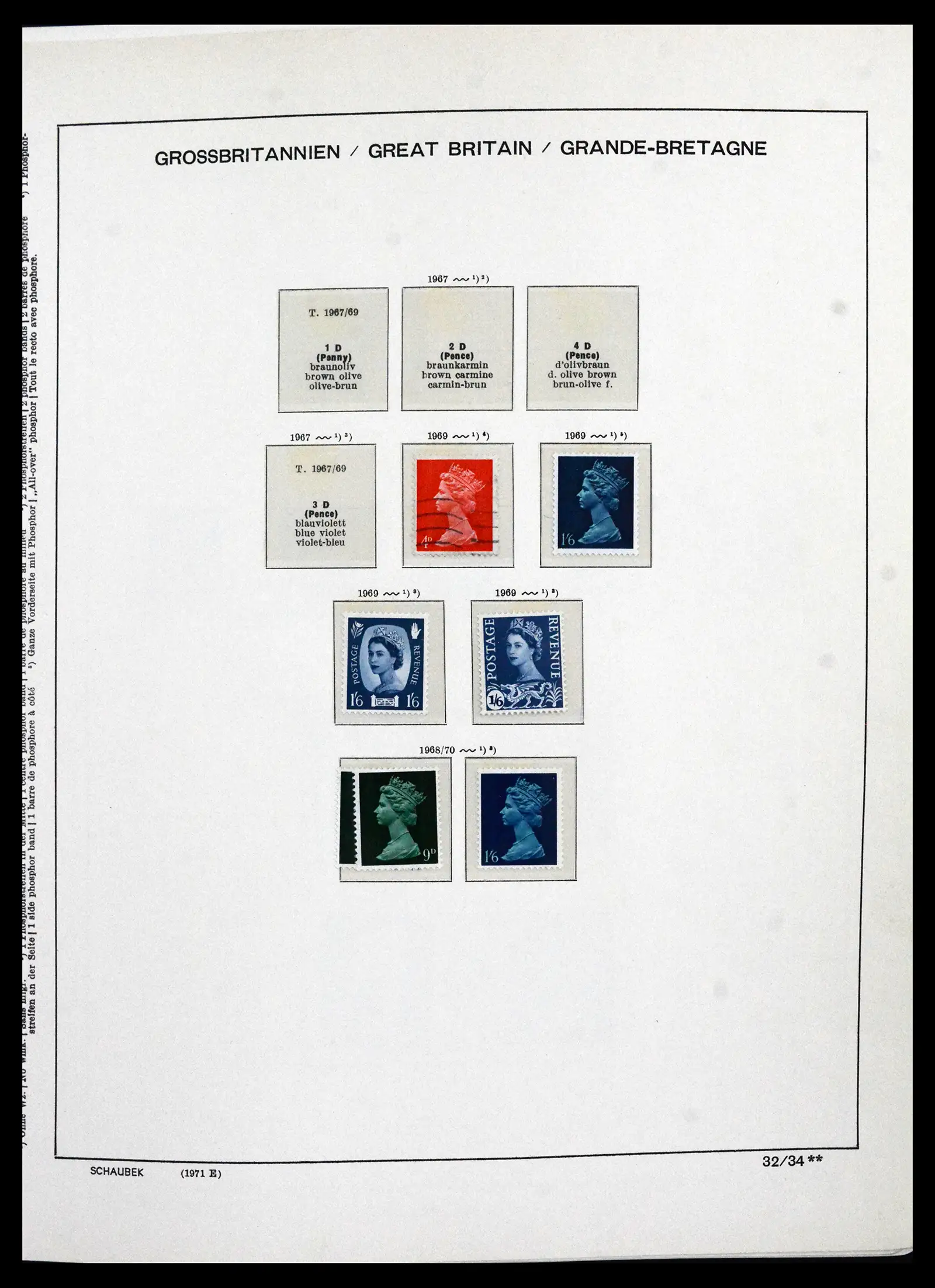 41845 0060 - Postzegelverzameling 41845 Engeland 1840-1978.