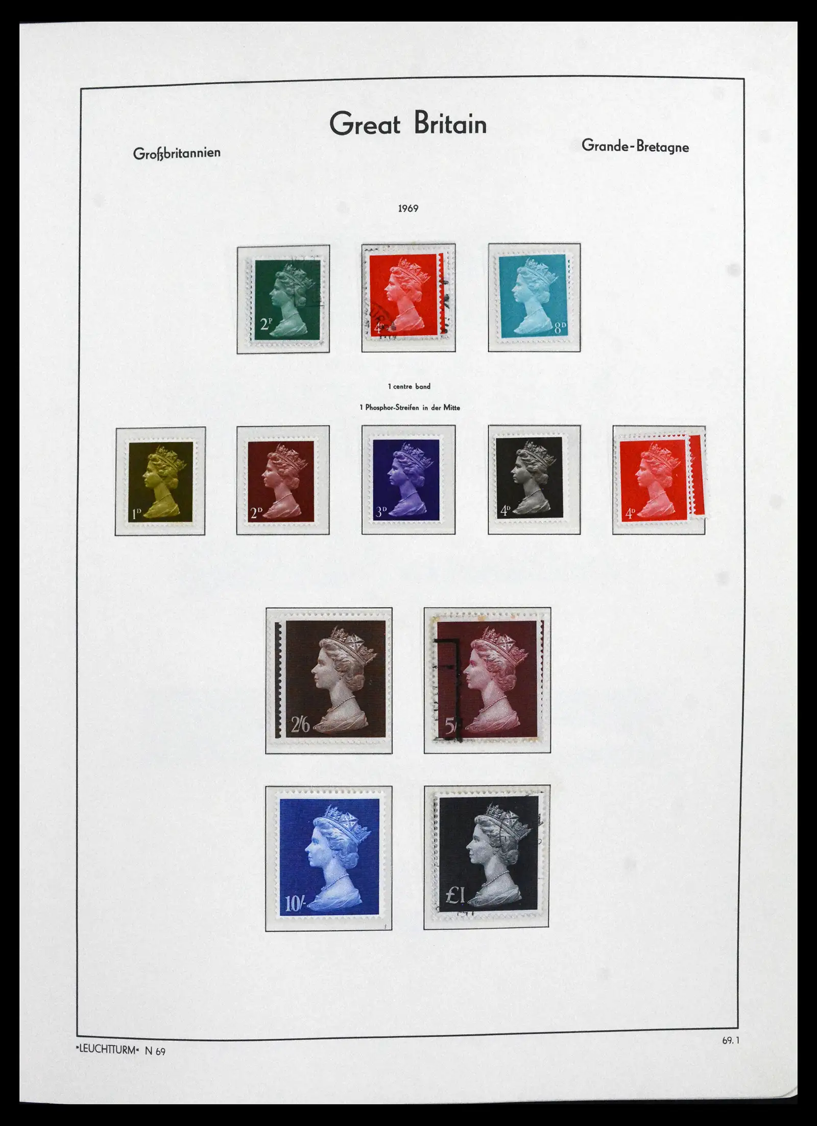 41845 0061 - Postzegelverzameling 41845 Engeland 1840-1978.
