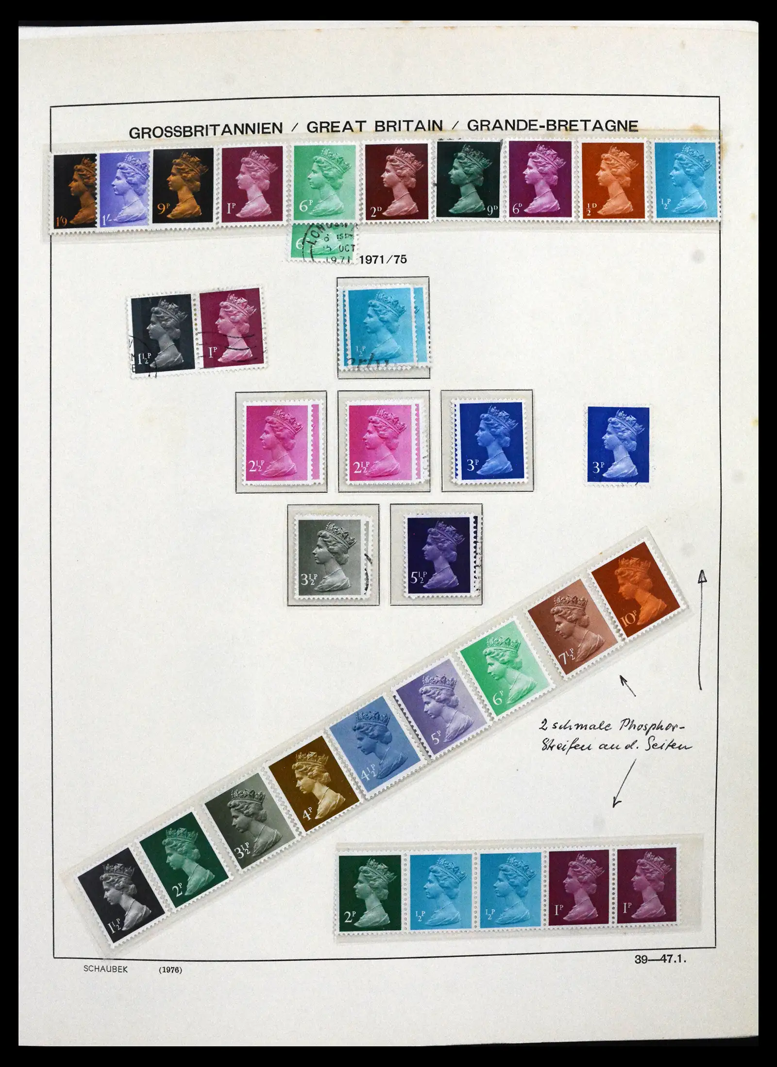 41845 0067 - Postzegelverzameling 41845 Engeland 1840-1978.