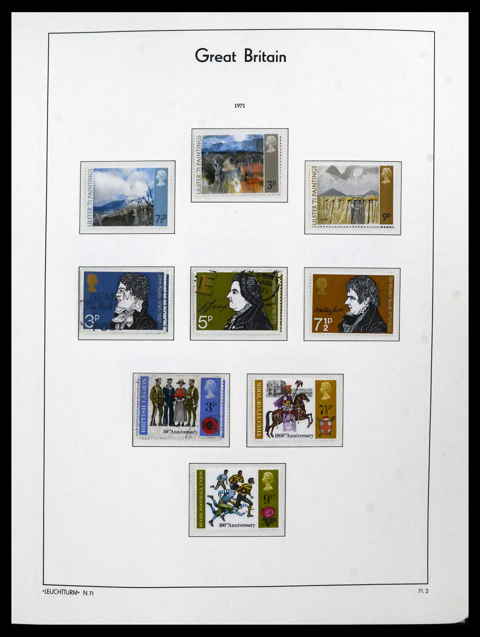 41845 0069 - Postzegelverzameling 41845 Engeland 1840-1978.