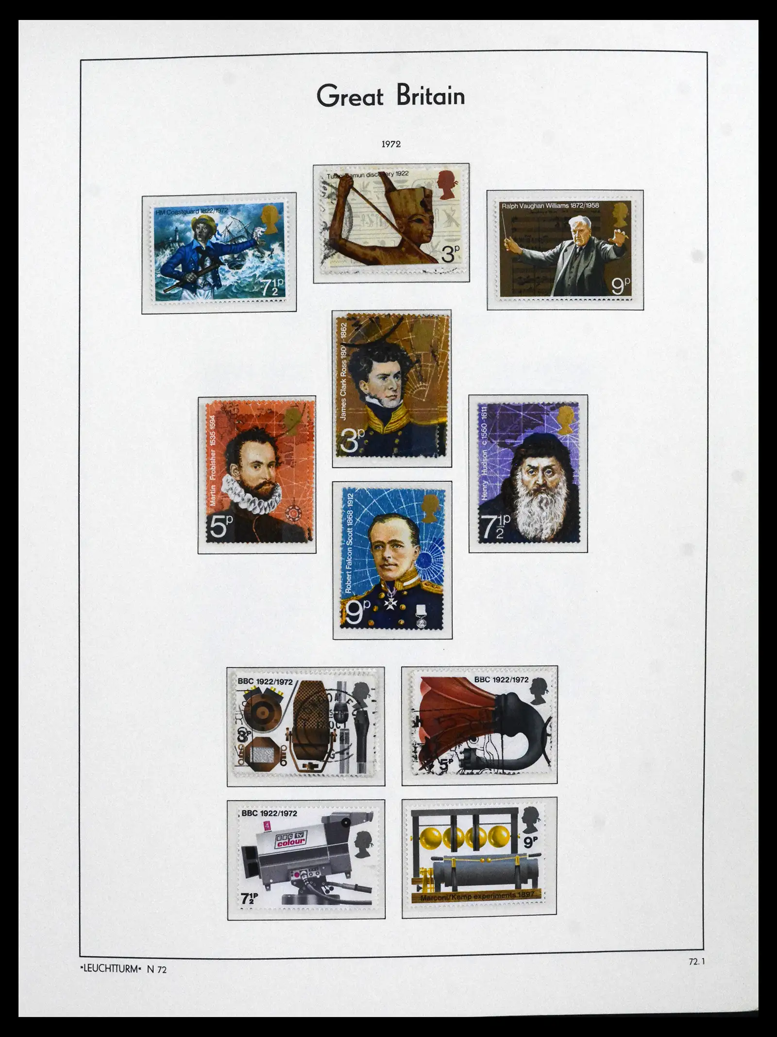 41845 0071 - Postzegelverzameling 41845 Engeland 1840-1978.