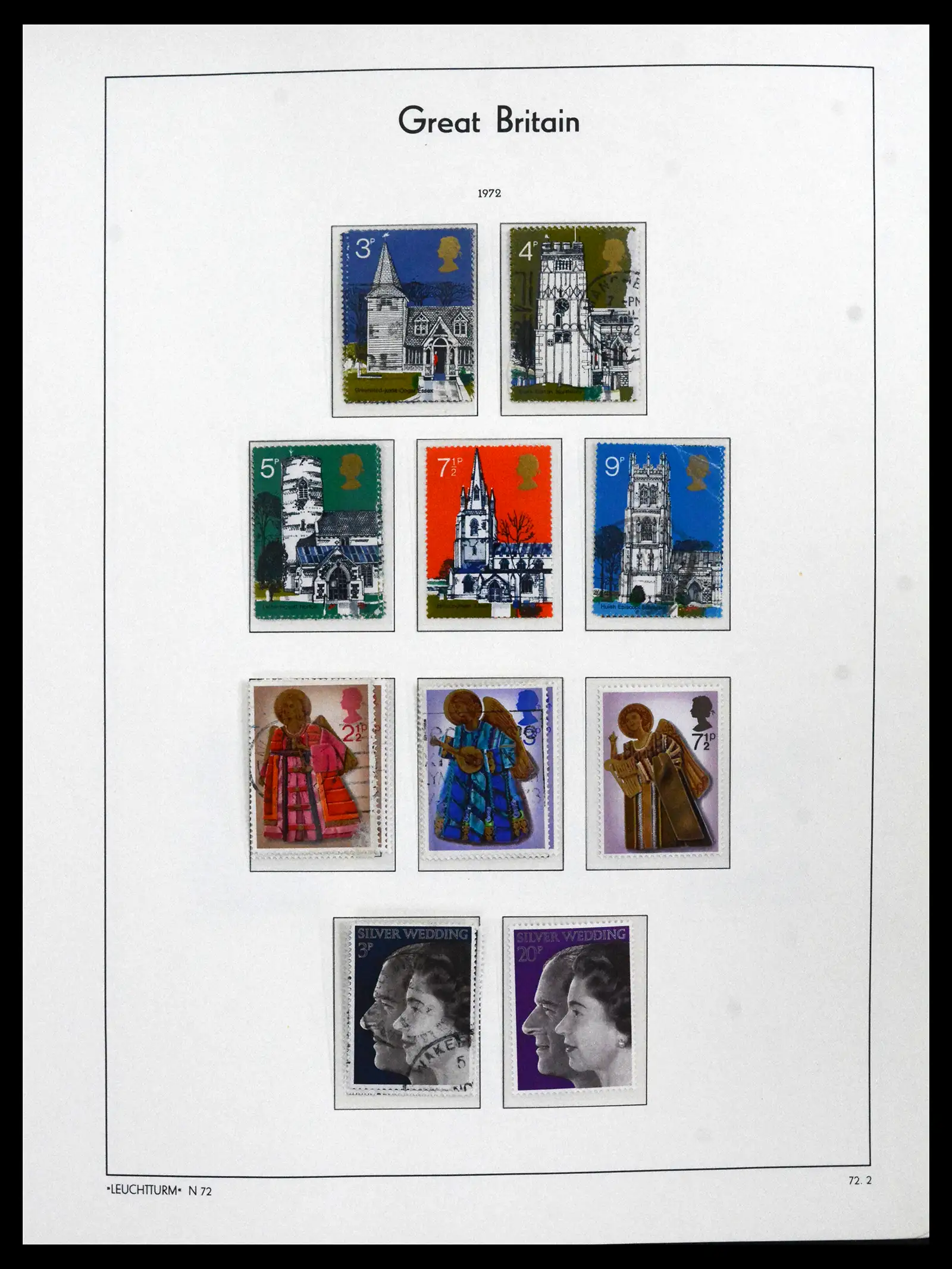 41845 0072 - Postzegelverzameling 41845 Engeland 1840-1978.
