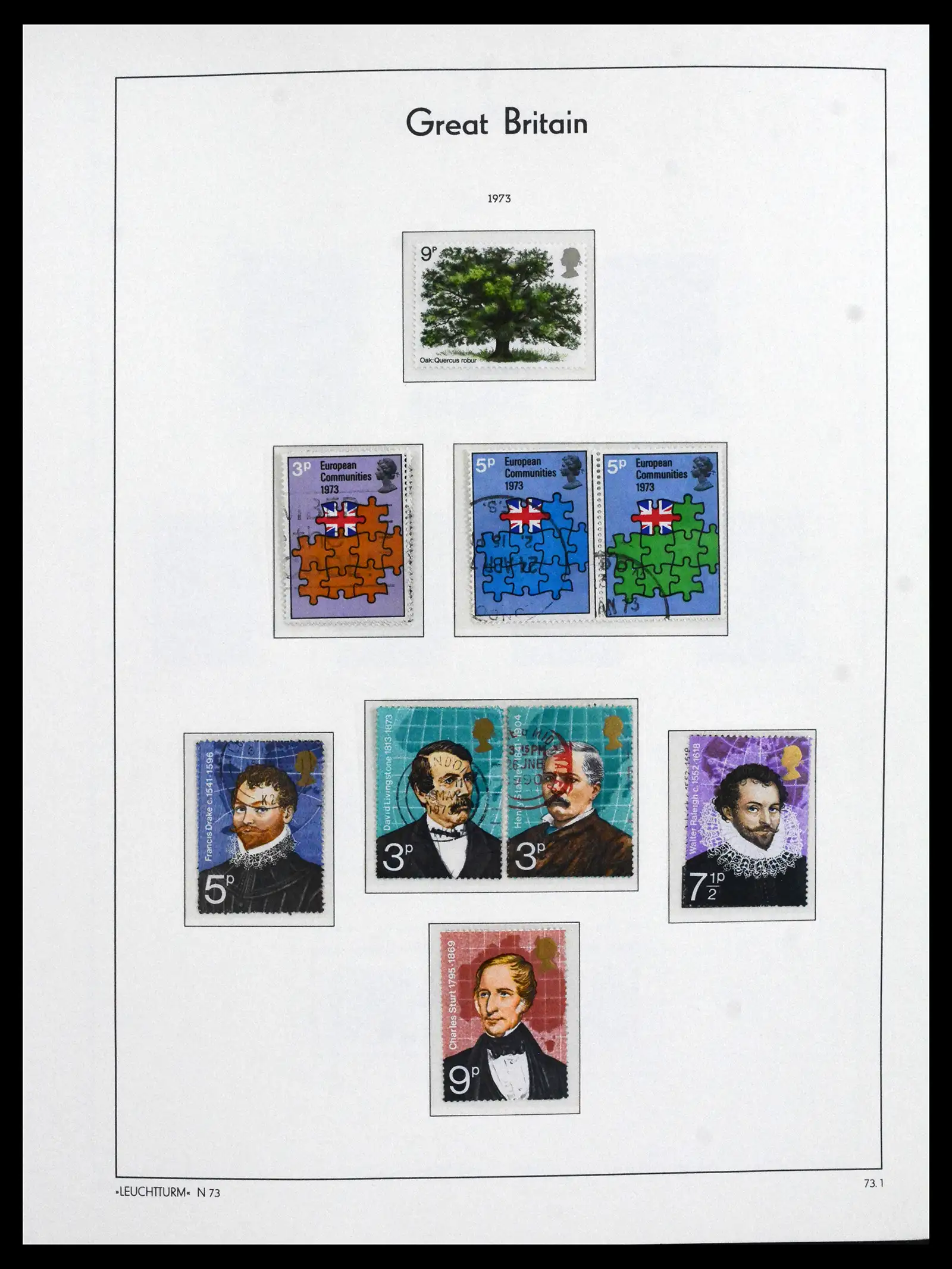 41845 0073 - Postzegelverzameling 41845 Engeland 1840-1978.