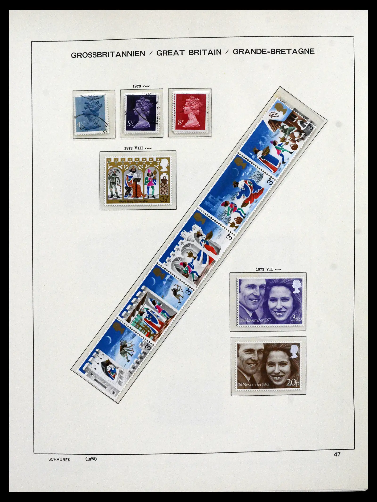 41845 0075 - Postzegelverzameling 41845 Engeland 1840-1978.