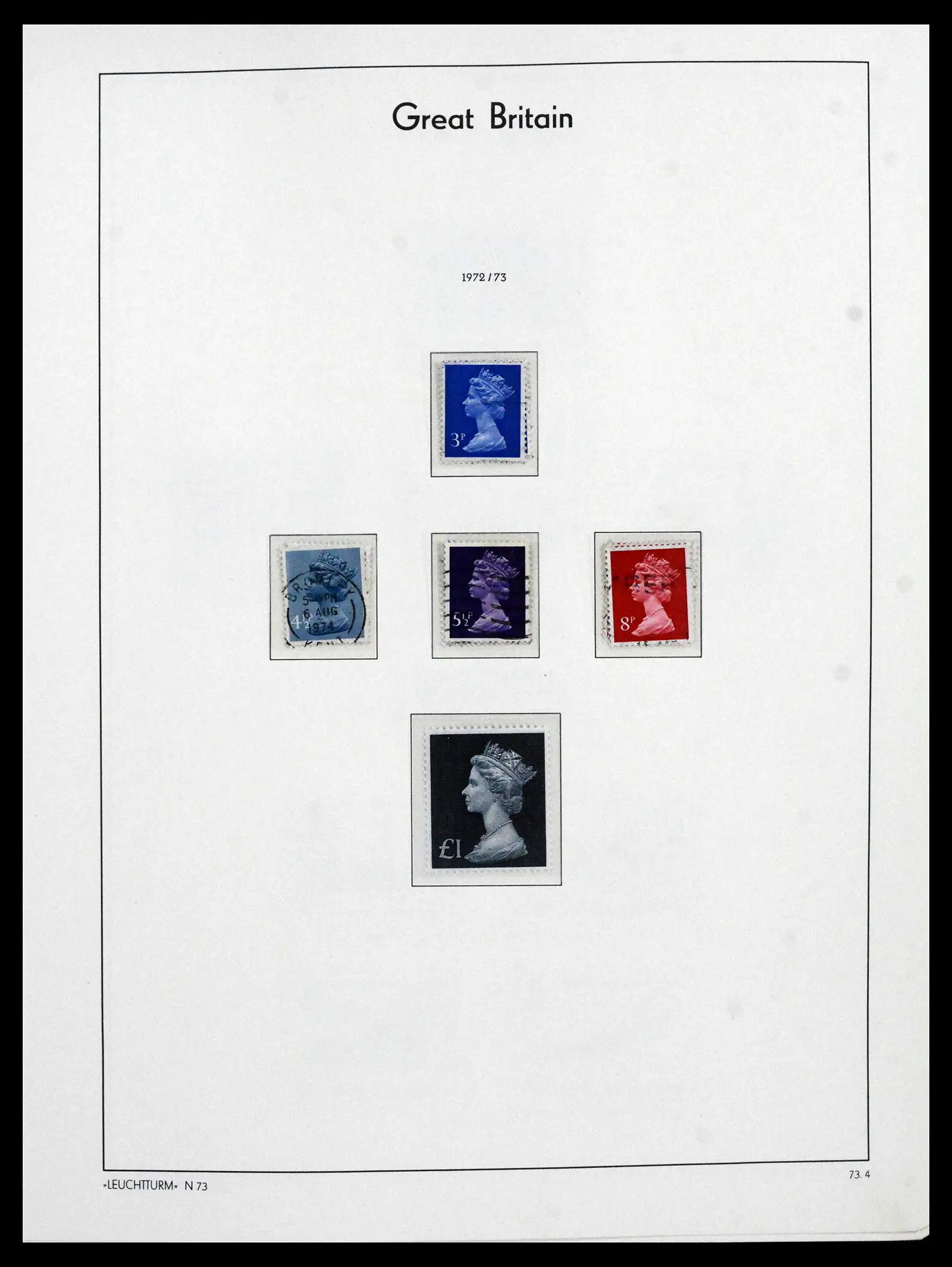 41845 0077 - Postzegelverzameling 41845 Engeland 1840-1978.